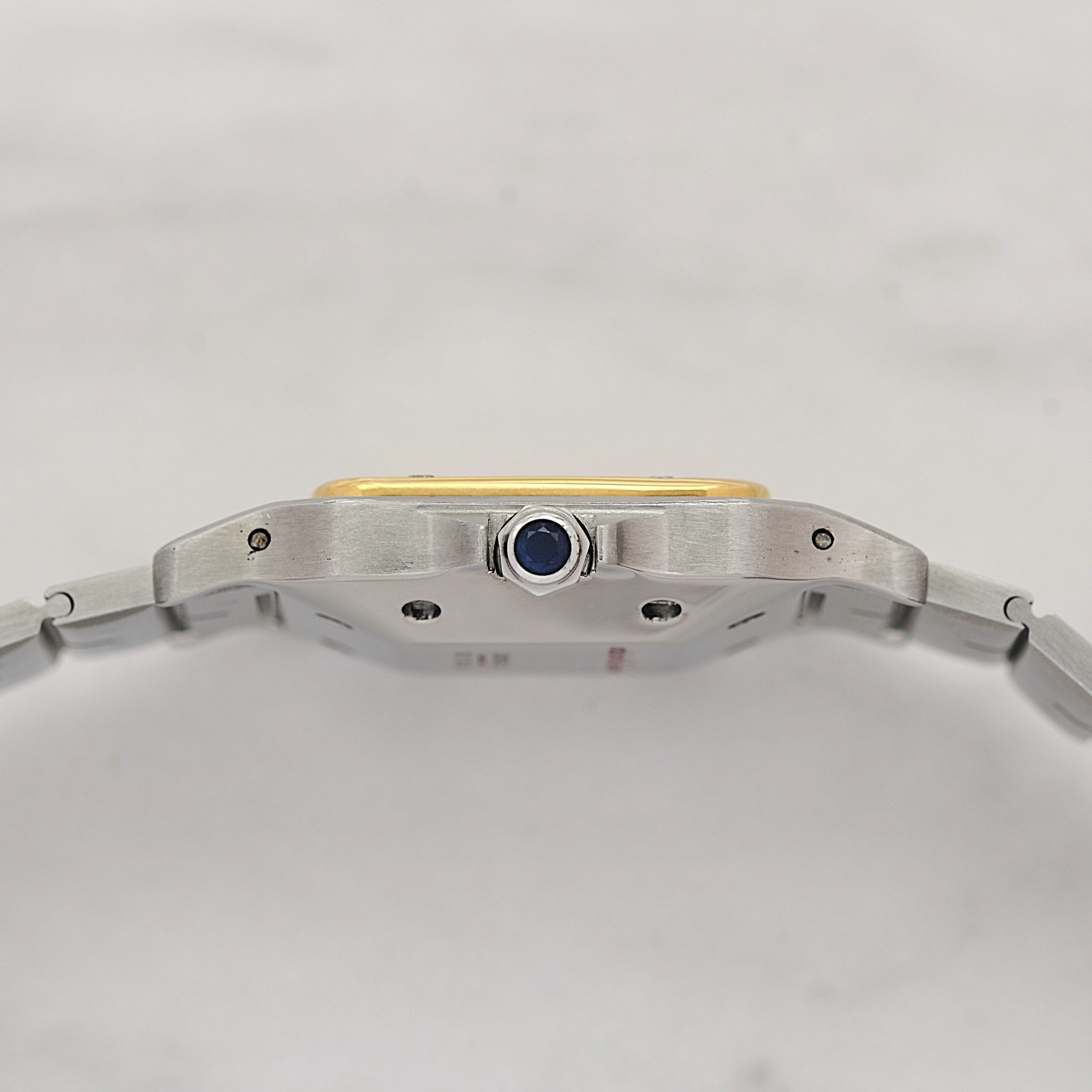 【Cartier】カルティエ サントスカレLM 18KYG×SS 初期型ブレスレット