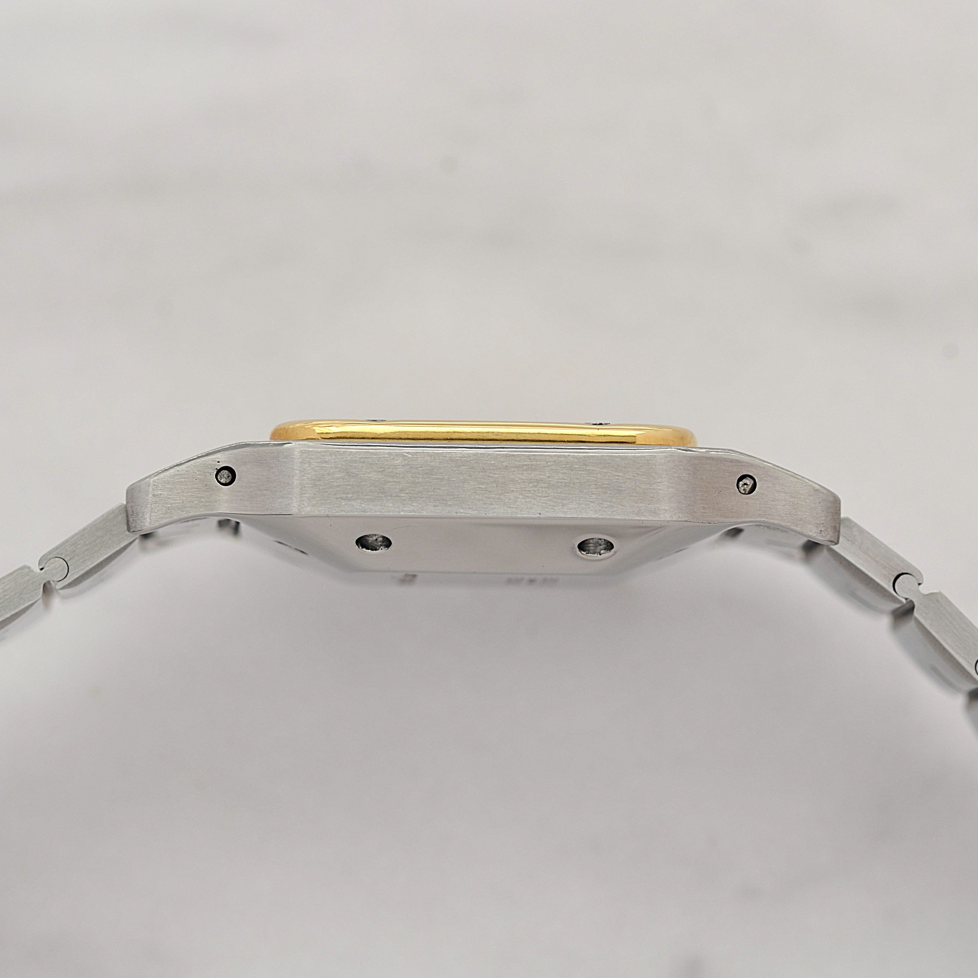 【Cartier】カルティエ サントスカレLM 18KYG×SS 初期型ブレスレット