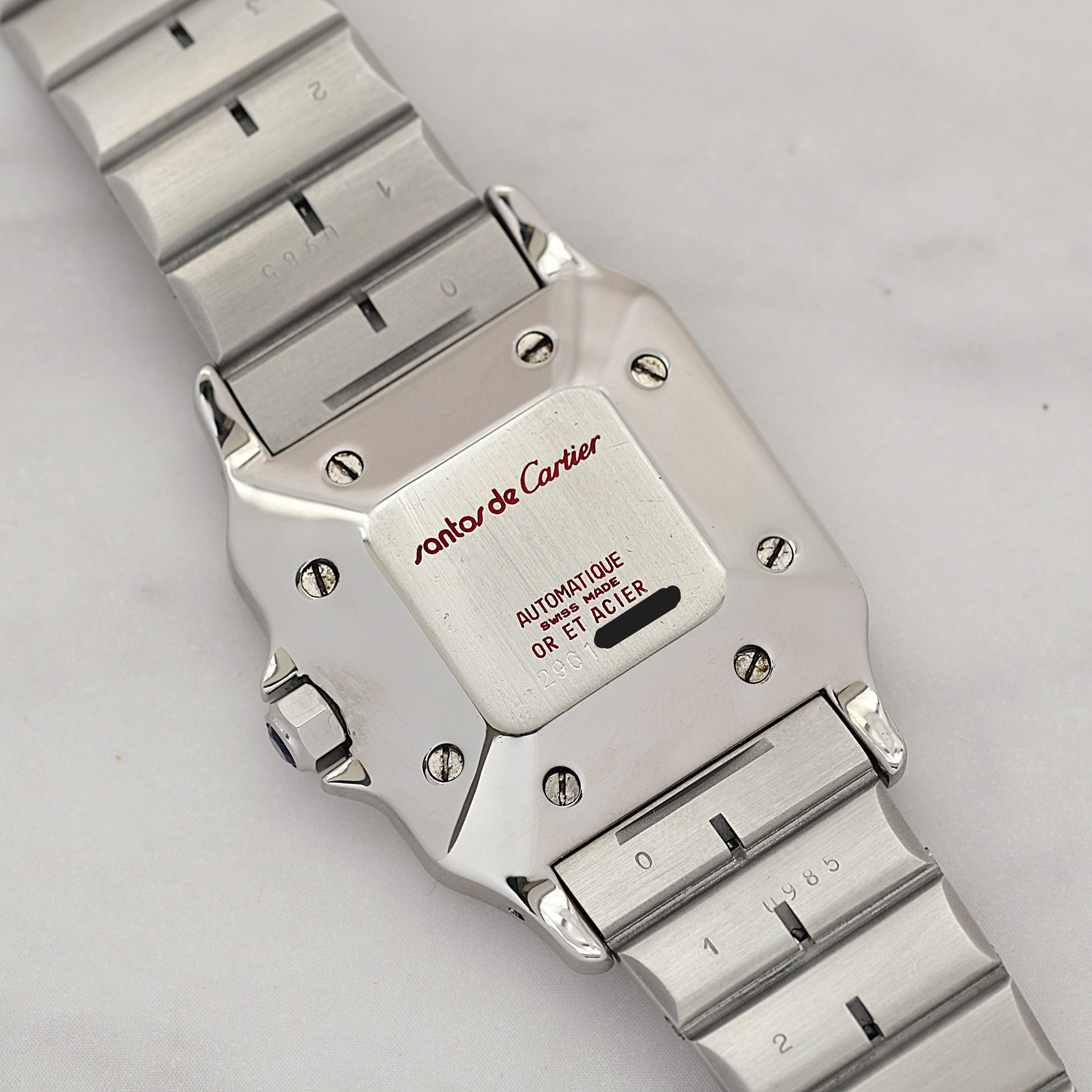 【Cartier】カルティエ サントスカレLM 18KYG×SS 初期型ブレスレット