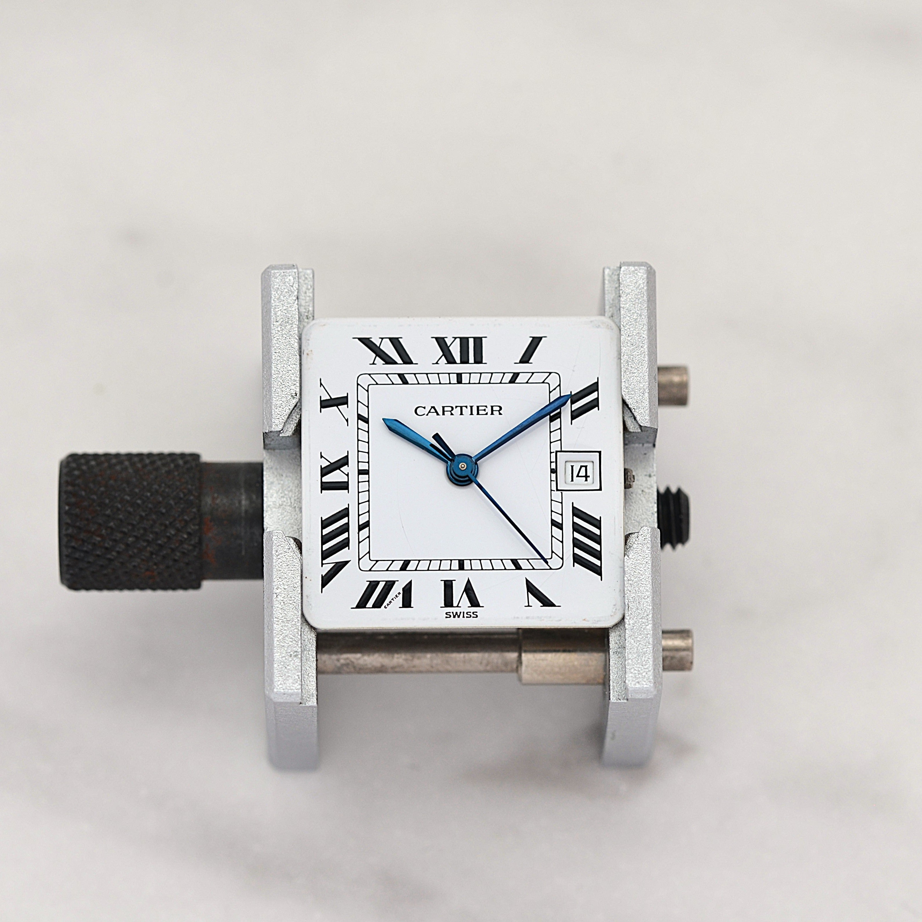 【Cartier】カルティエ サントスカレLM 18KYG×SS 初期型ブレスレット