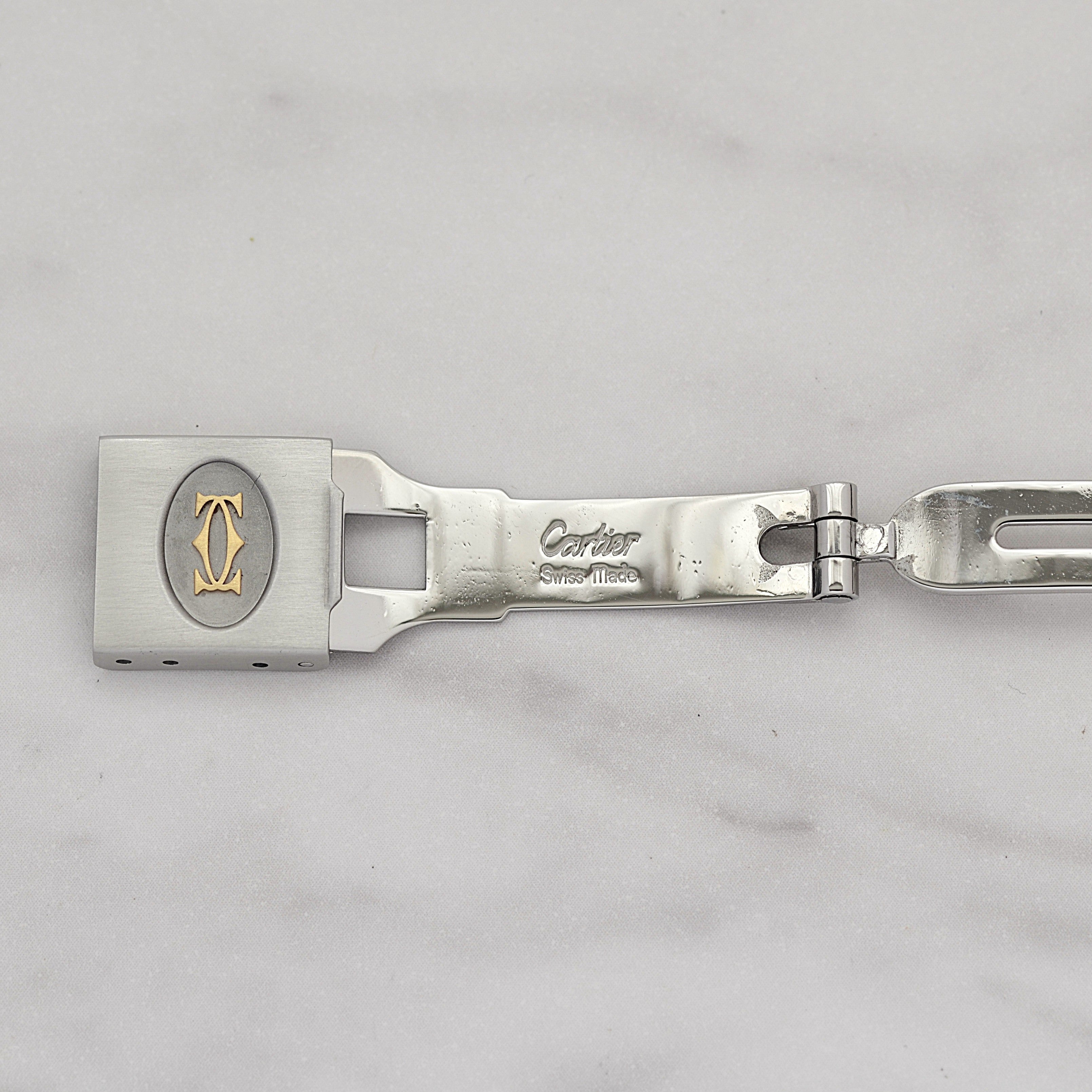 【Cartier】カルティエ サントスカレLM 18KYG×SS 初期型ブレスレット