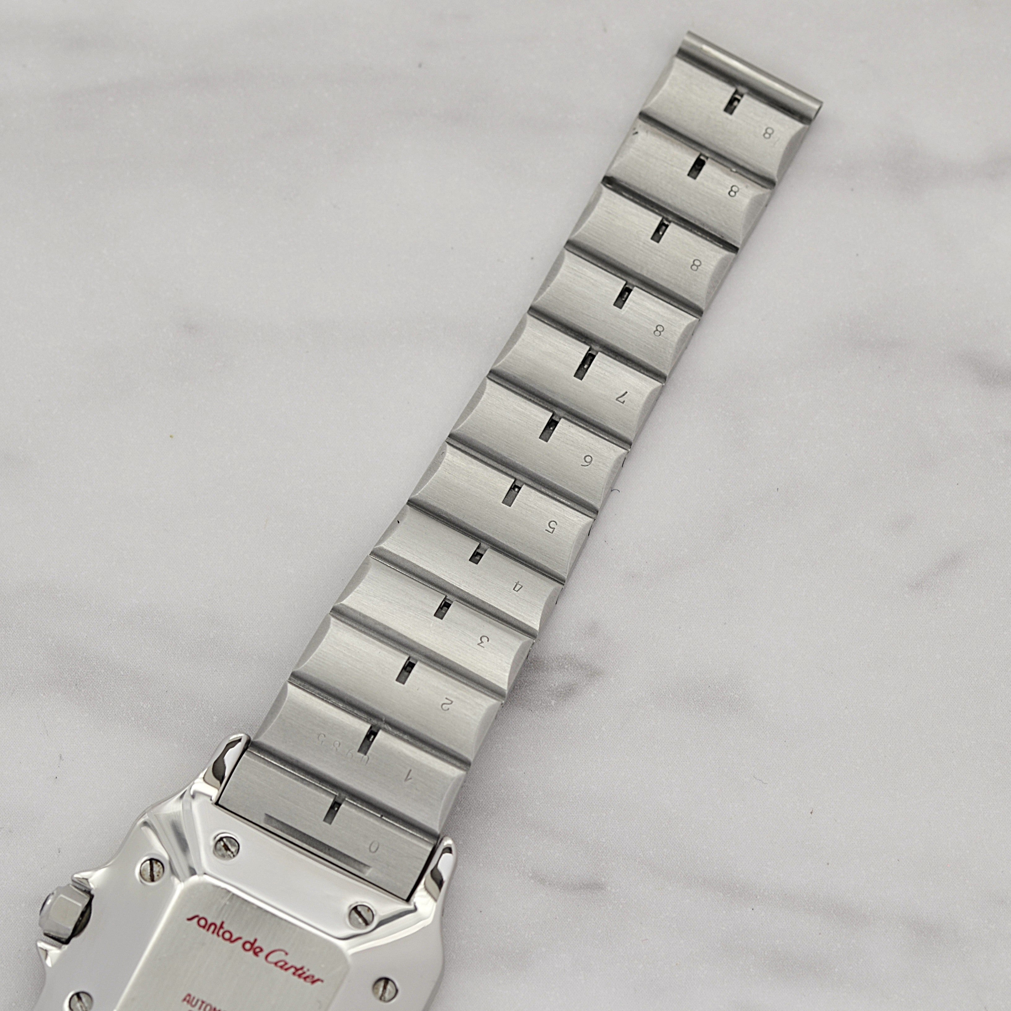 【Cartier】カルティエ サントスカレLM 18KYG×SS 初期型ブレスレット