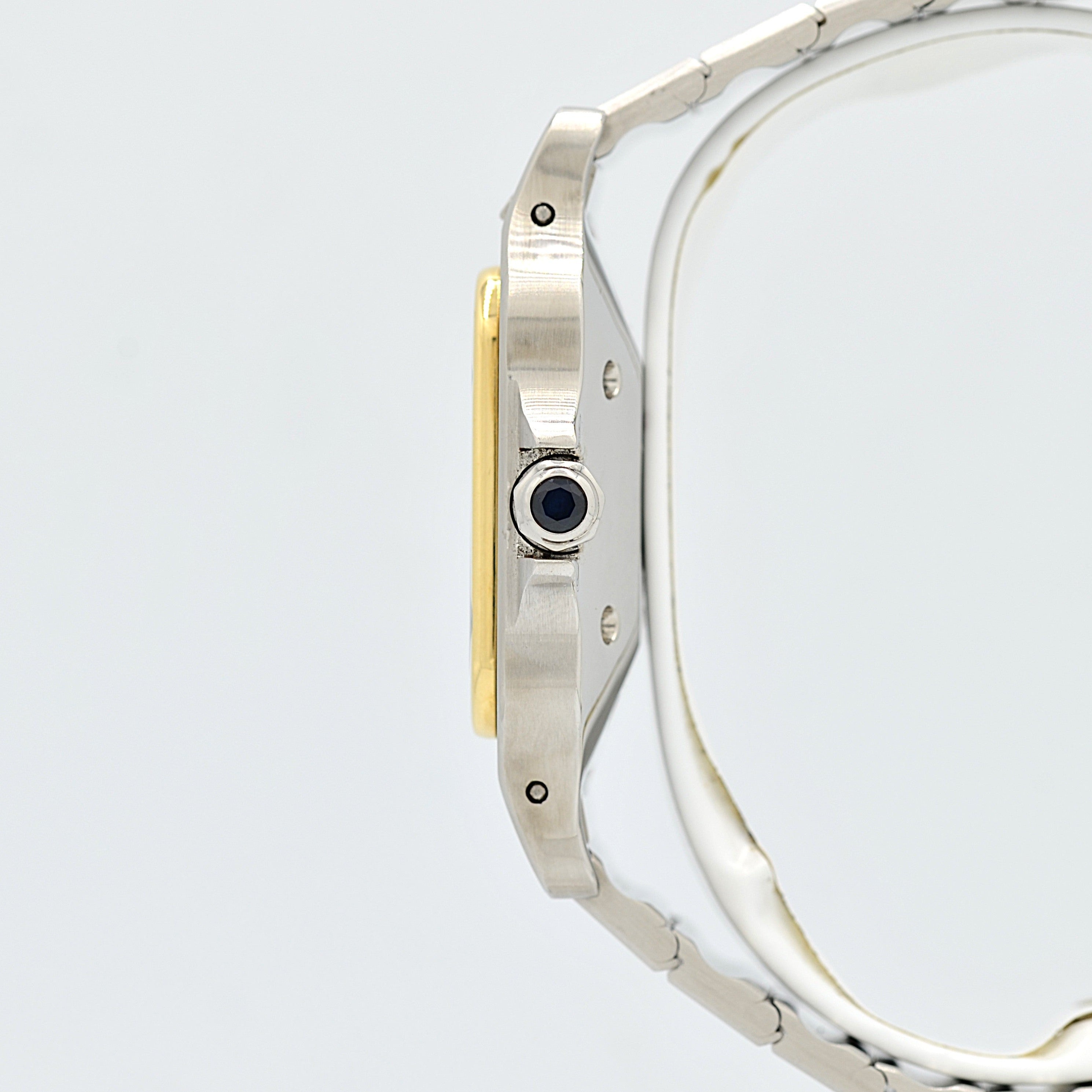 [Cartier] Cartier Santos Carree LM 18KYG x SS Single Buckle