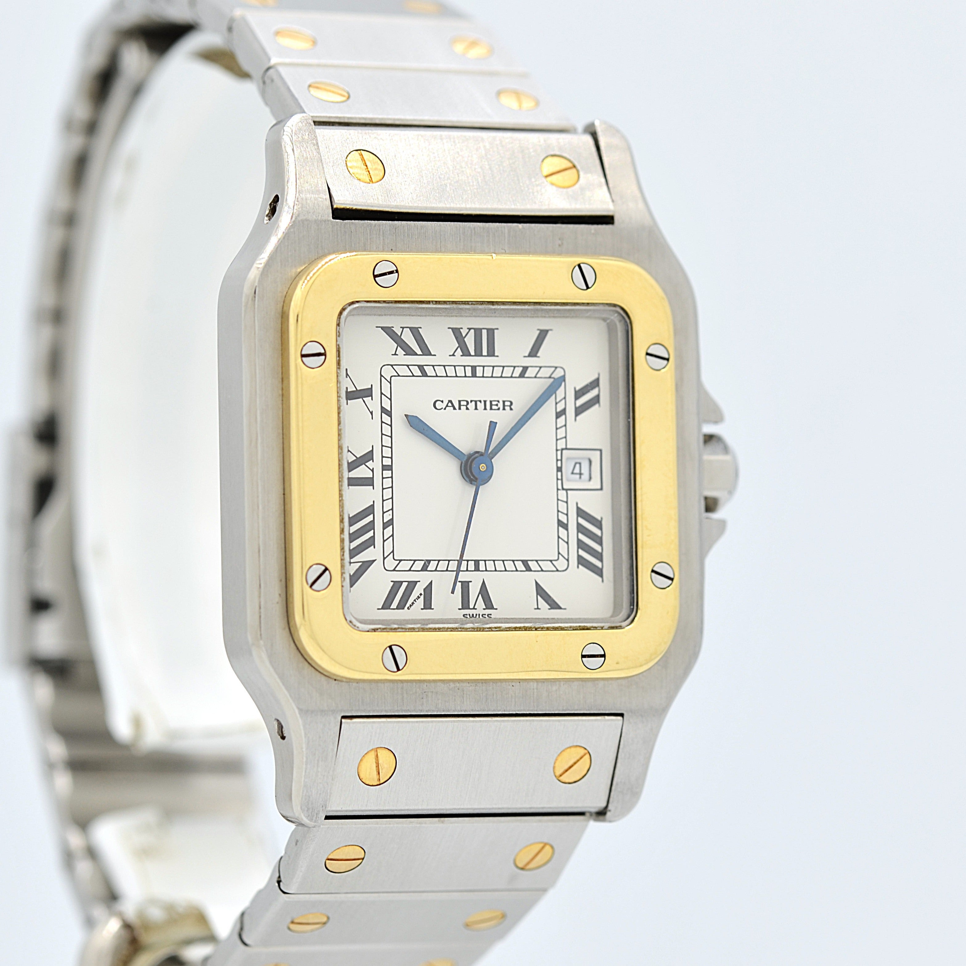 [Cartier] Cartier Santos Carree LM 18KYG x SS Single Buckle