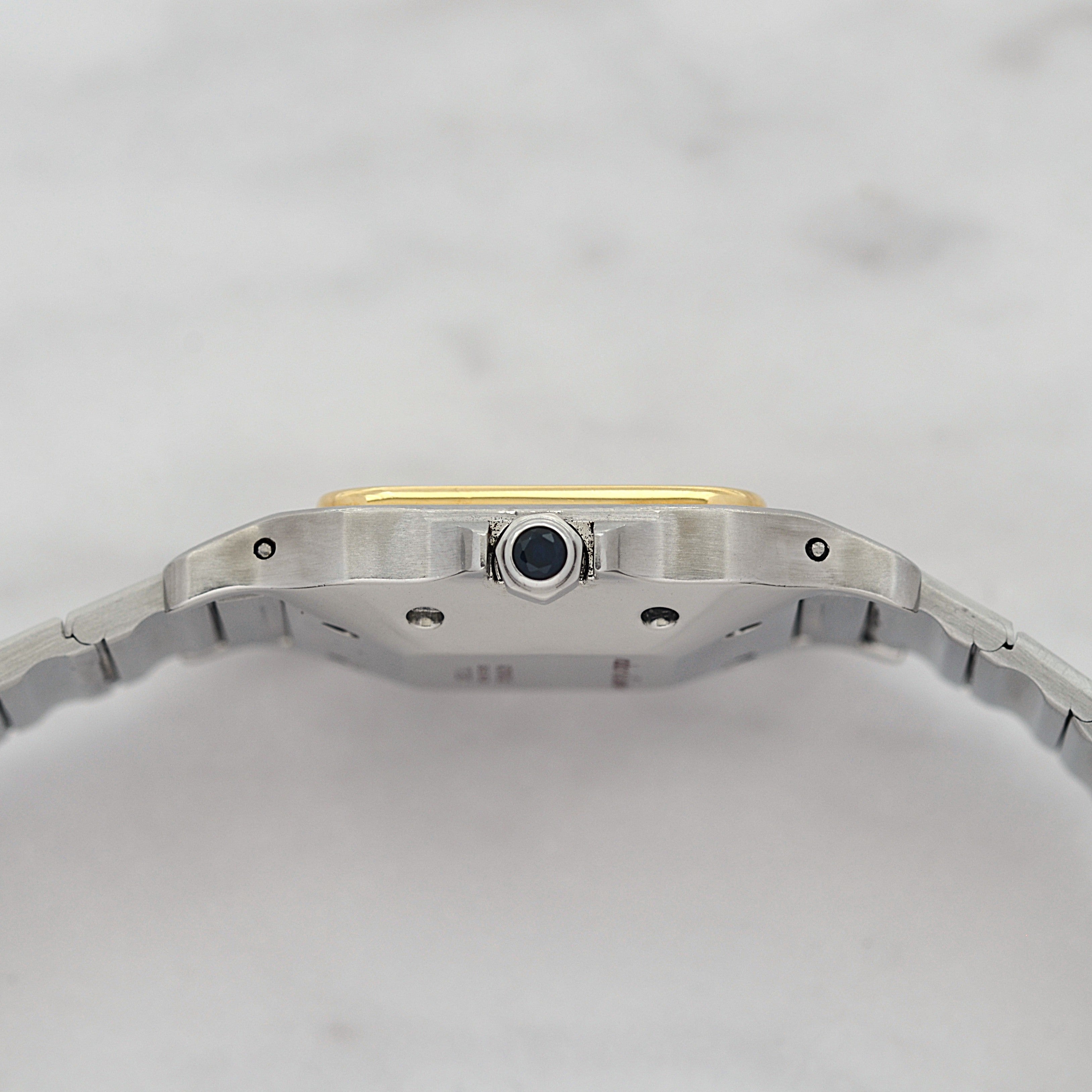 [Cartier] Cartier Santos Carree LM 18KYG x SS Single Buckle