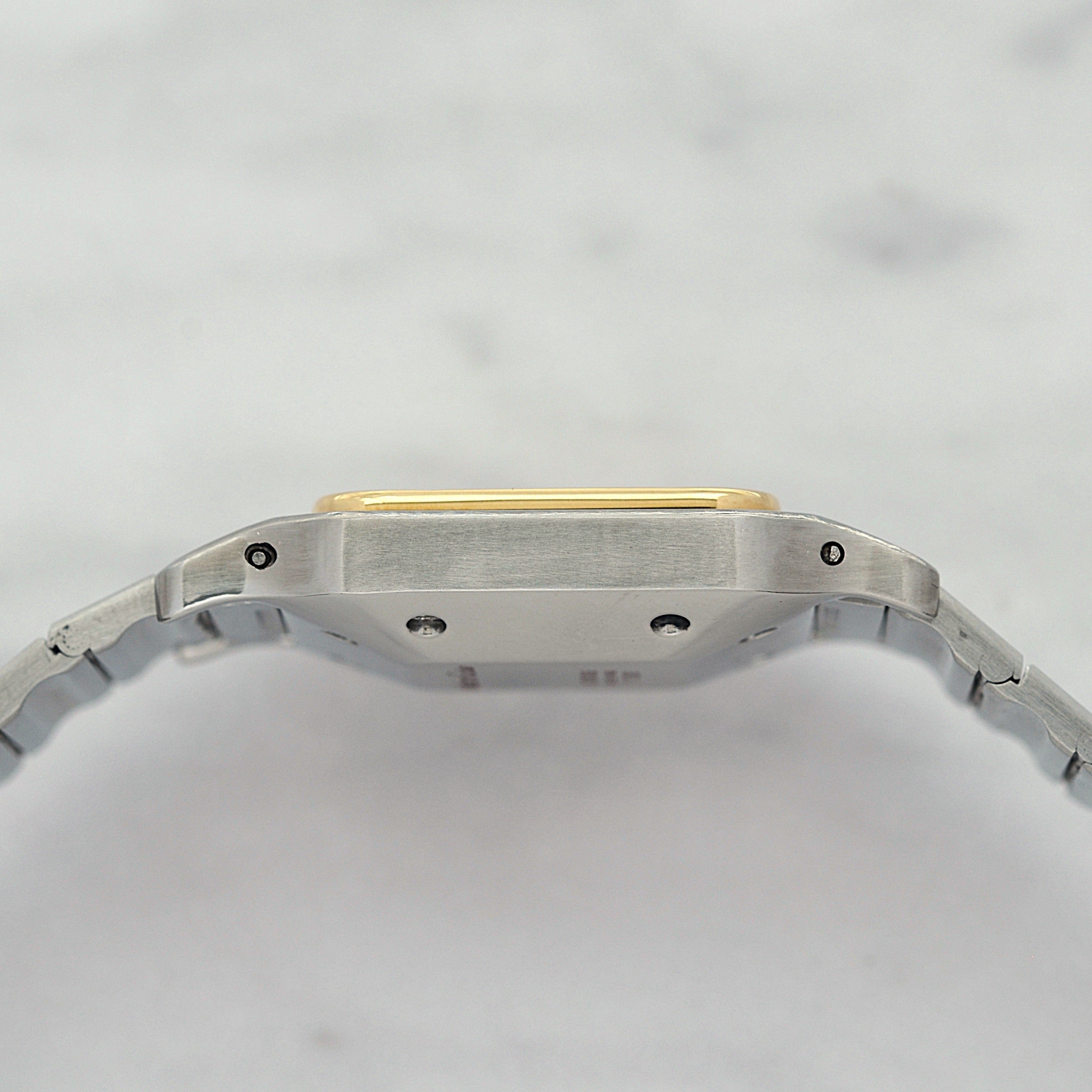 [Cartier] Cartier Santos Carree LM 18KYG x SS Single Buckle