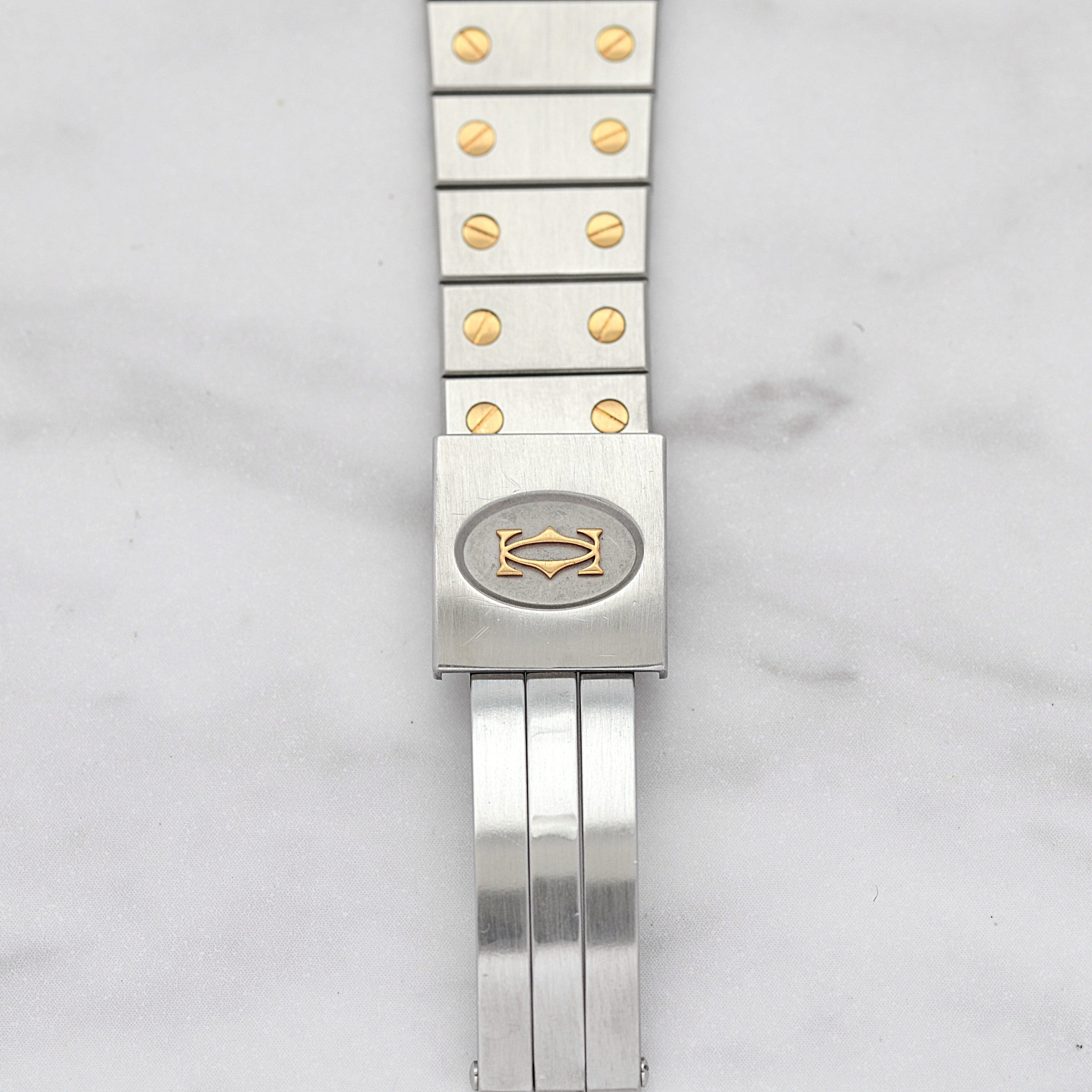 [Cartier] Cartier Santos Carree LM 18KYG x SS Single Buckle