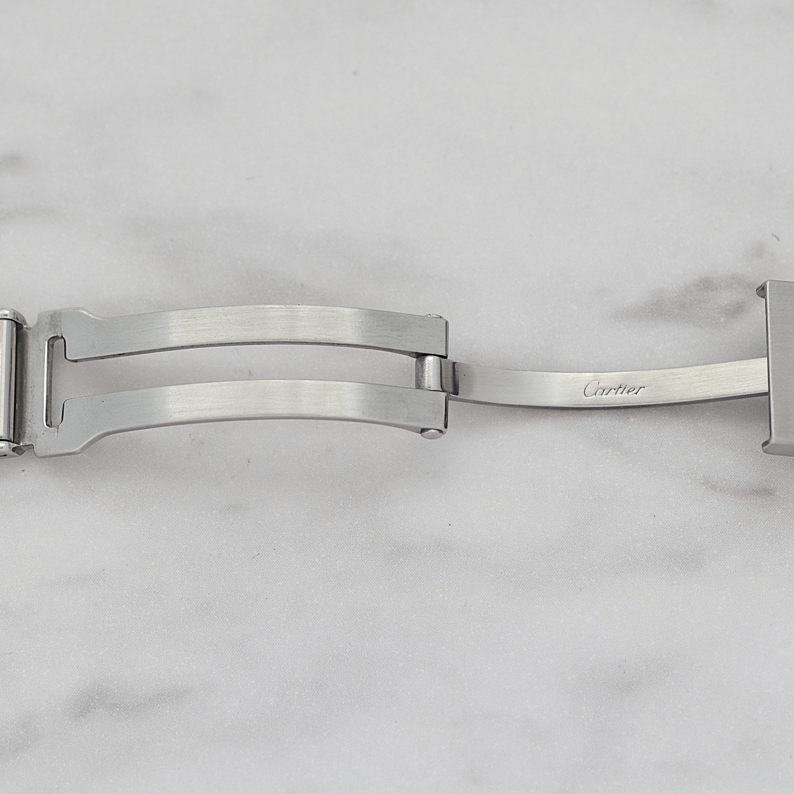 [Cartier] Cartier Santos Carree LM 18KYG x SS Single Buckle
