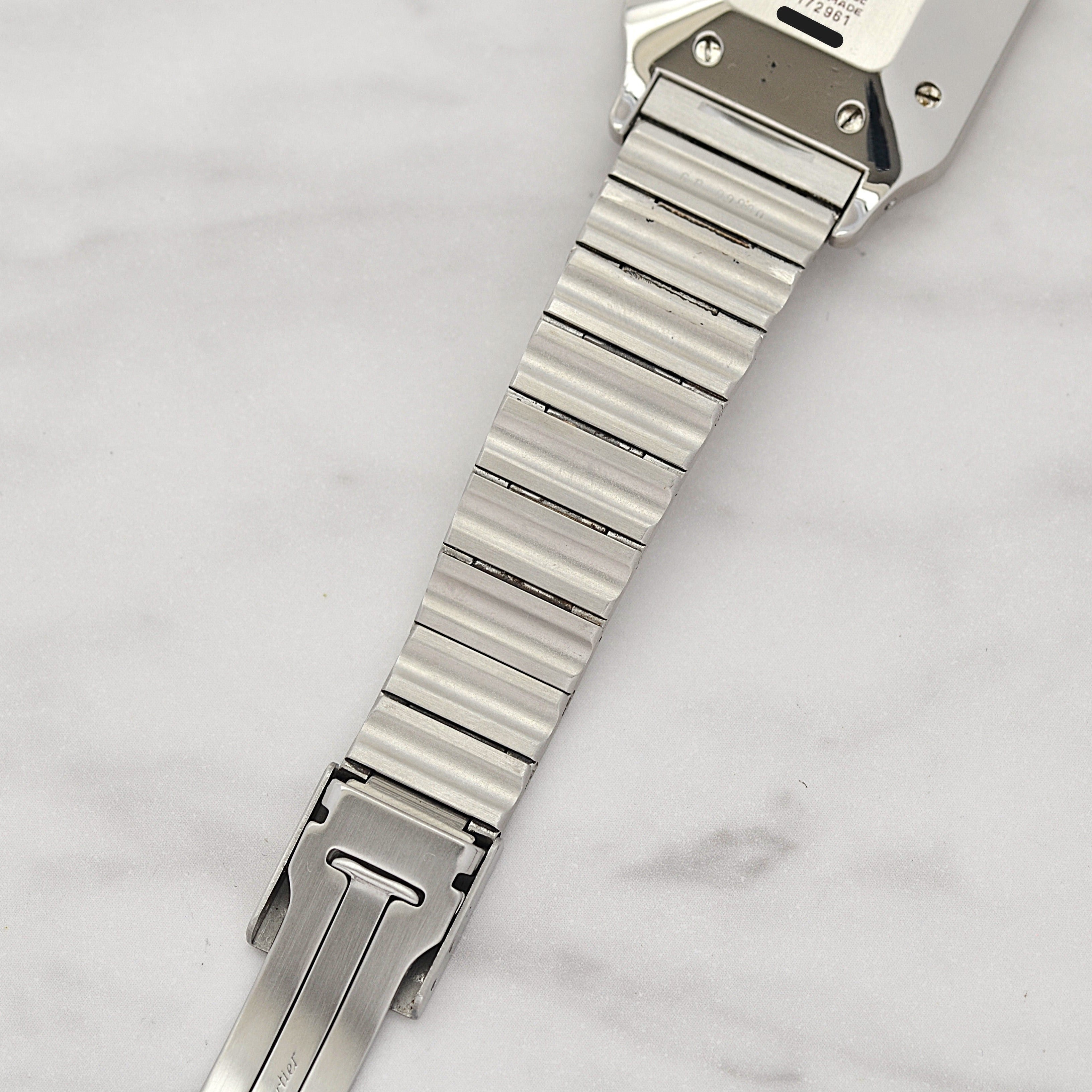 [Cartier] Cartier Santos Carree LM 18KYG x SS Single Buckle