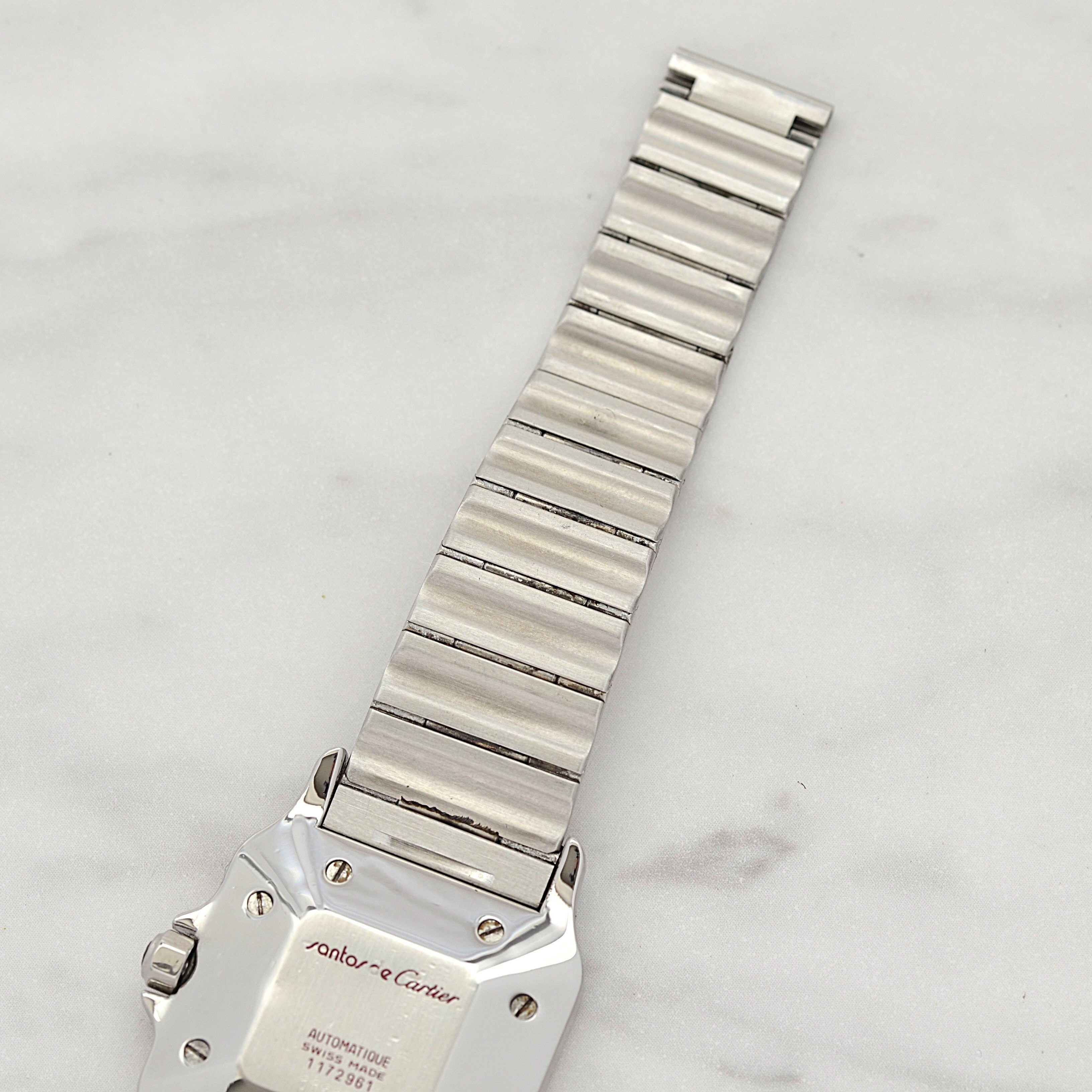 [Cartier] Cartier Santos Carree LM 18KYG x SS Single Buckle