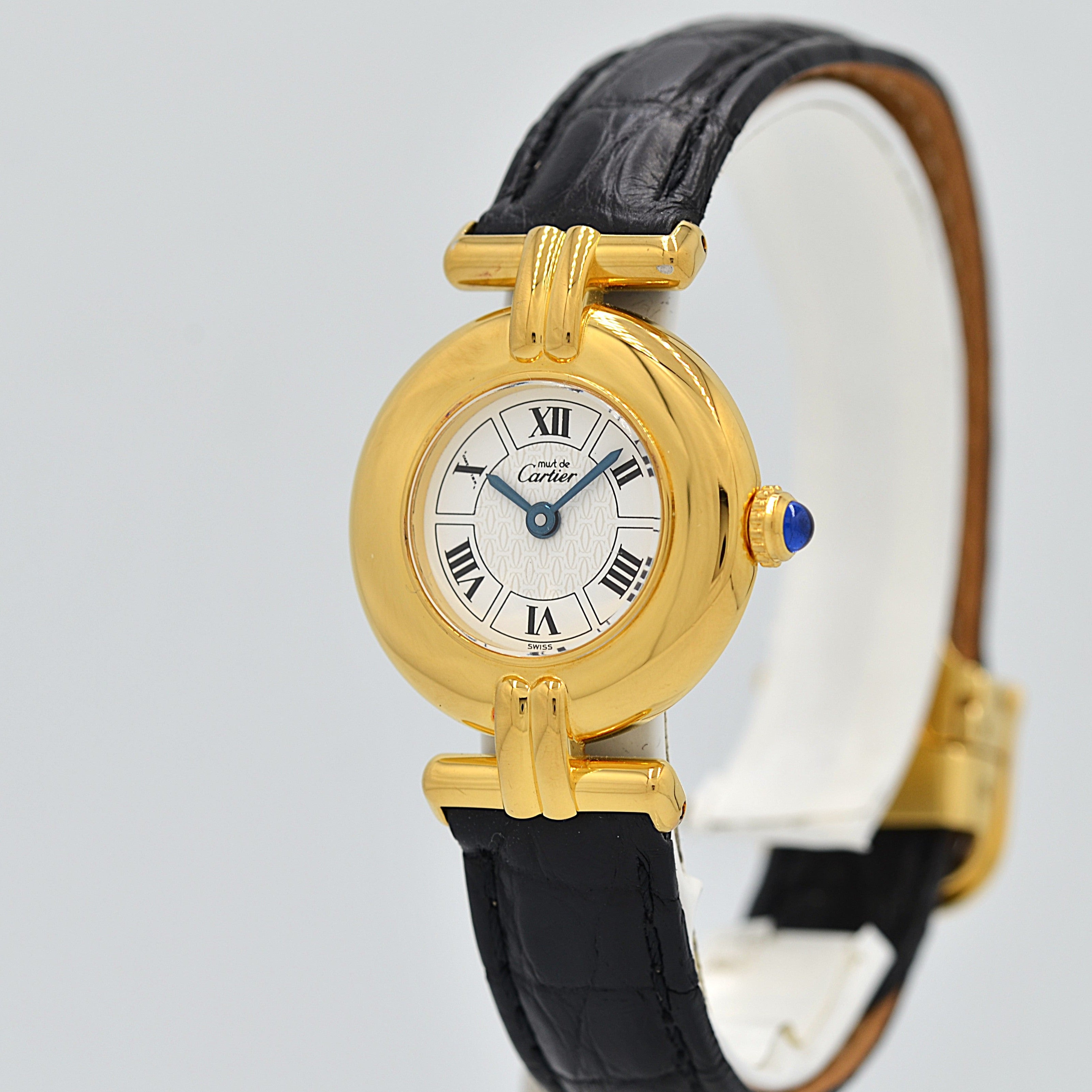 [Cartier] Cartier Must Colisee GP Flying Roman numerals with genuine D-buckle