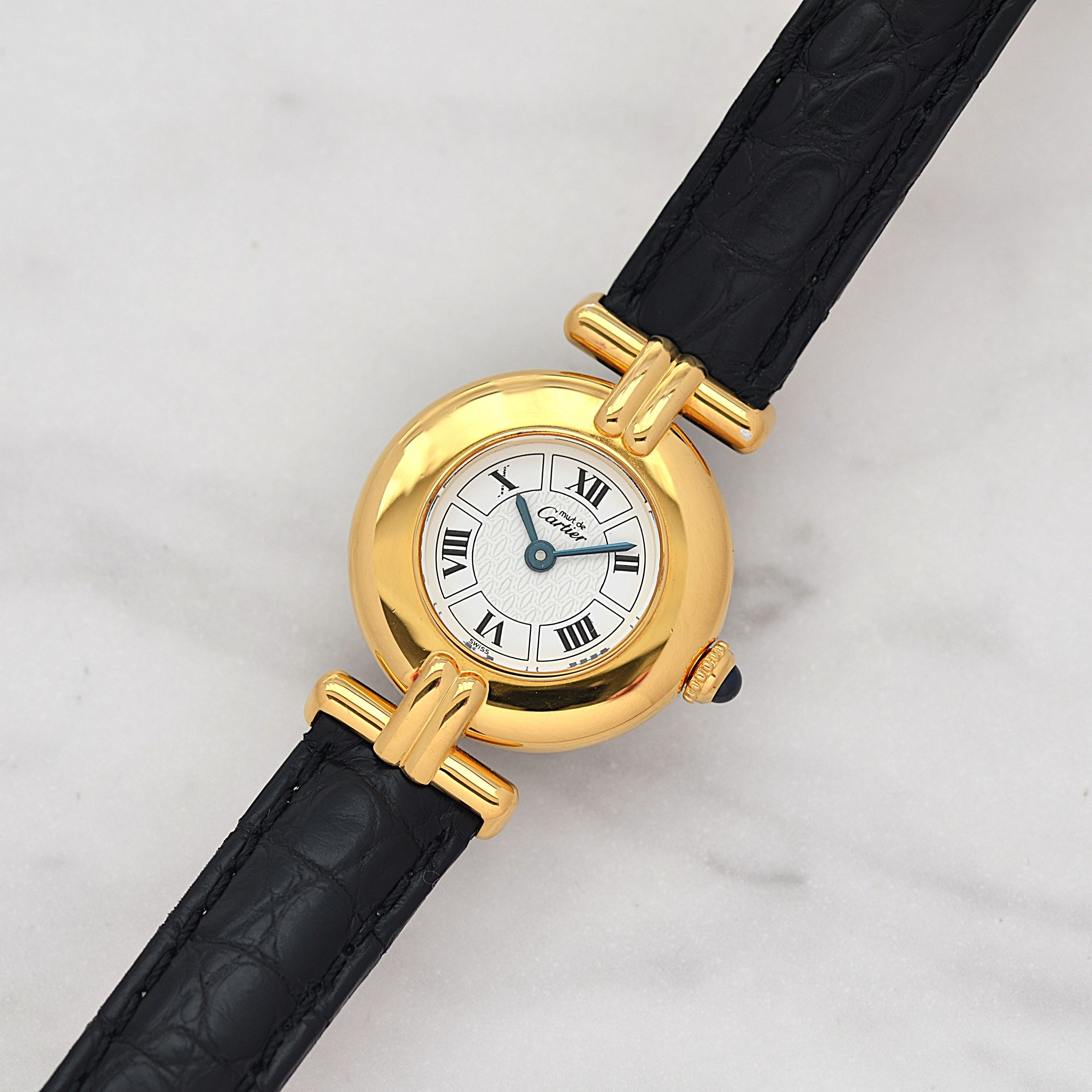 [Cartier] Cartier Must Colisee GP Flying Roman numerals with genuine D-buckle