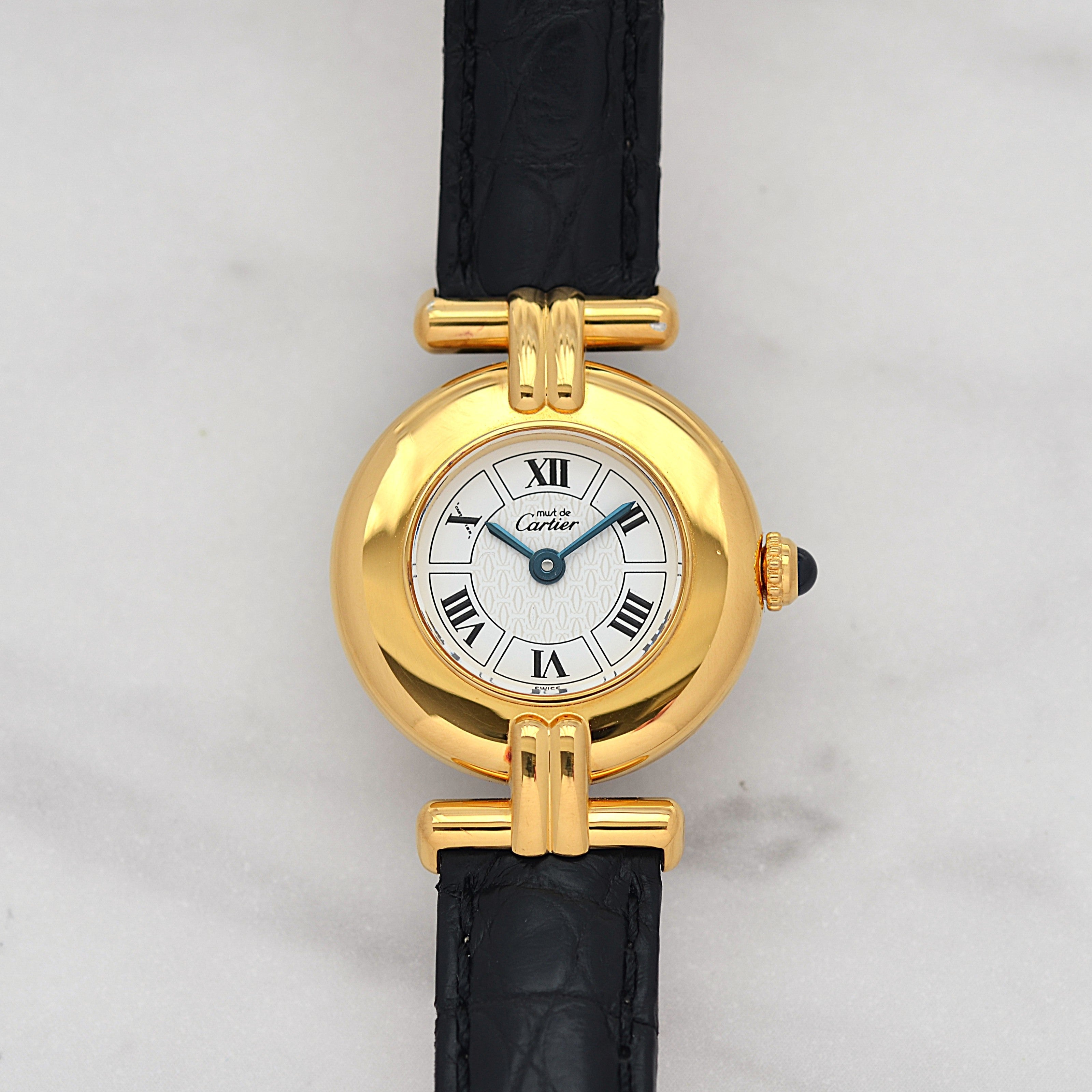 [Cartier] Cartier Must Colisee GP Flying Roman numerals with genuine D-buckle