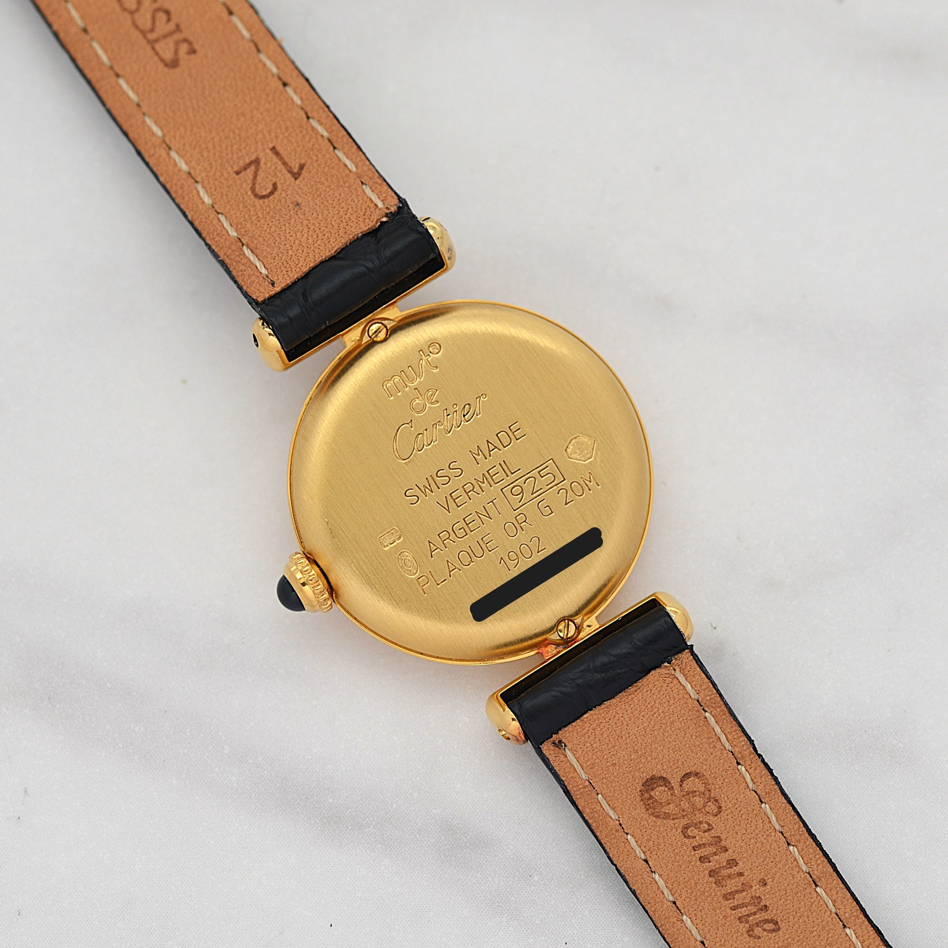 [Cartier] Cartier Must Colisee GP Flying Roman numerals with genuine D-buckle