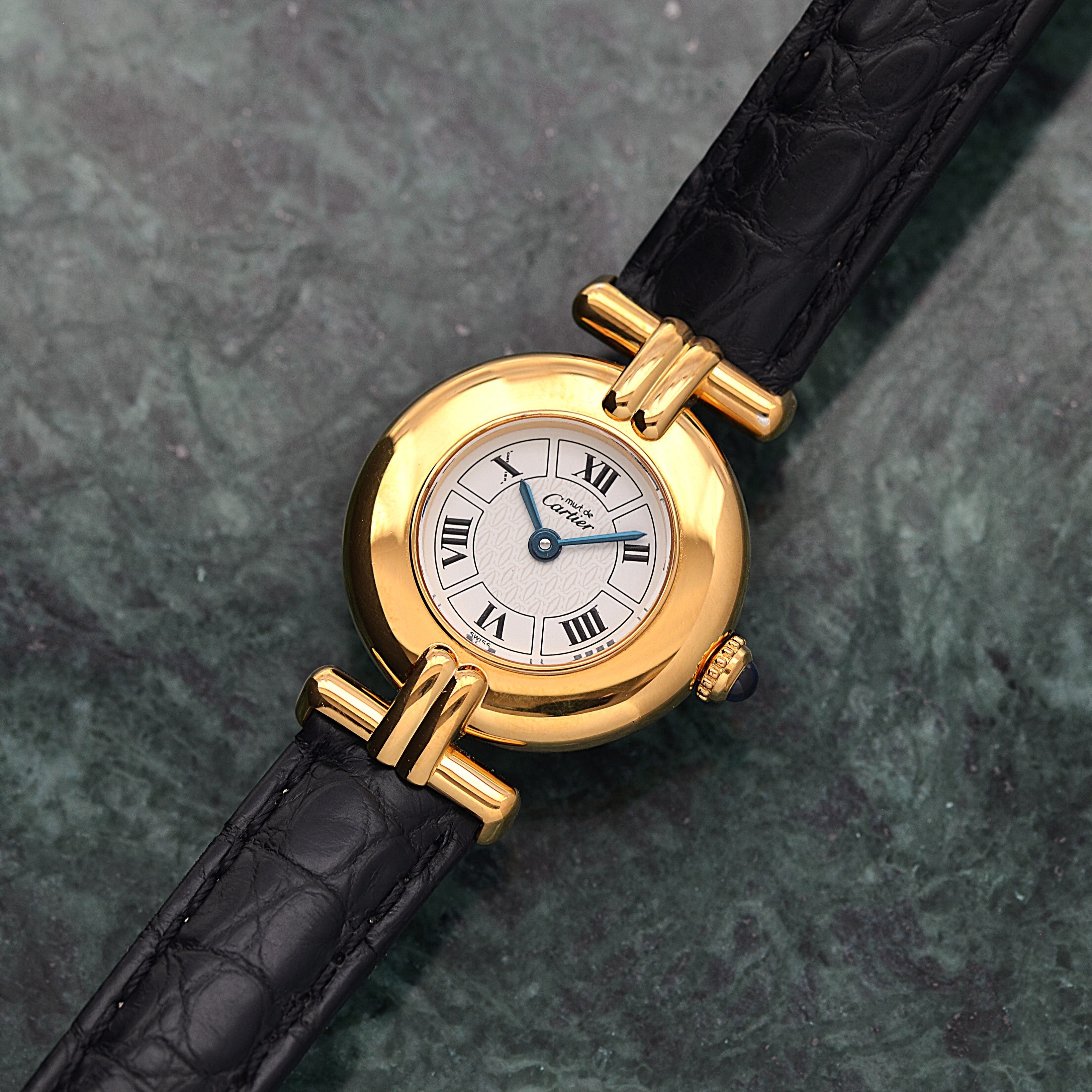 [Cartier] Cartier Must Colisee GP Flying Roman numerals with genuine D-buckle