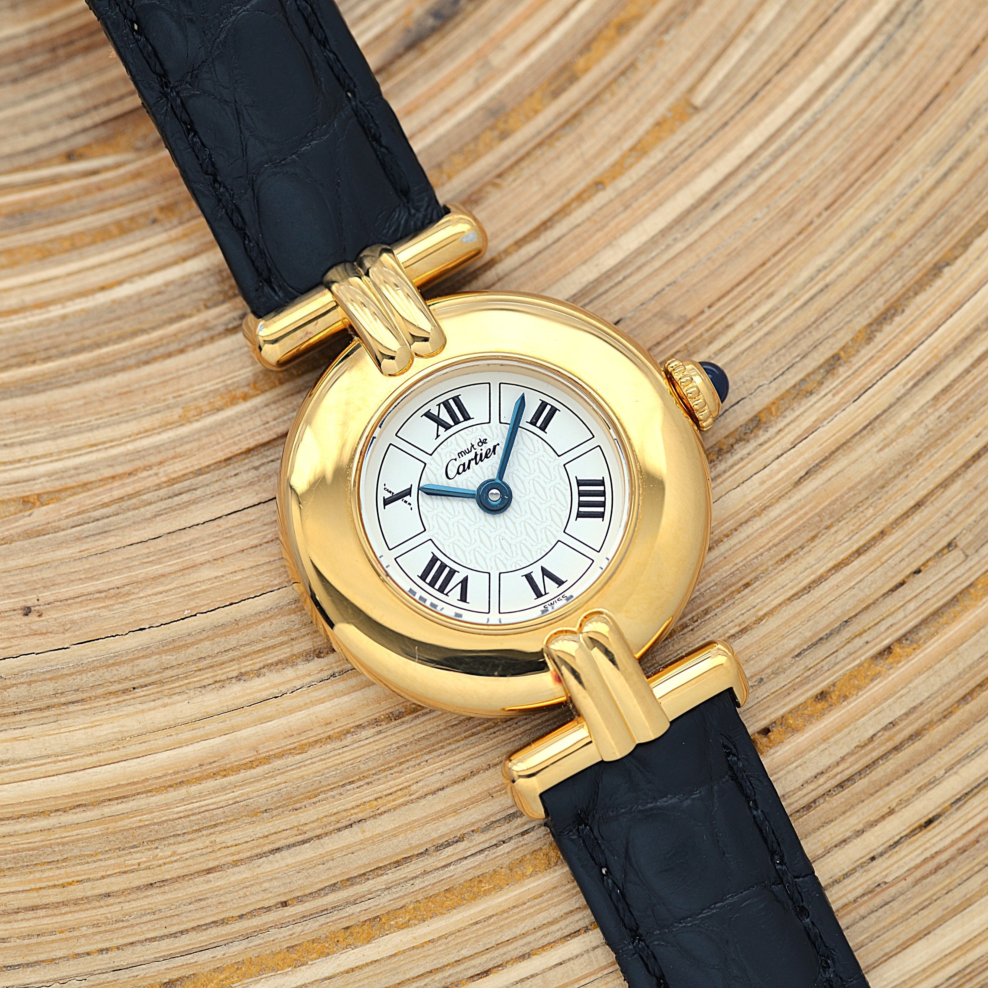 [Cartier] Cartier Must Colisee GP Flying Roman numerals with genuine D-buckle