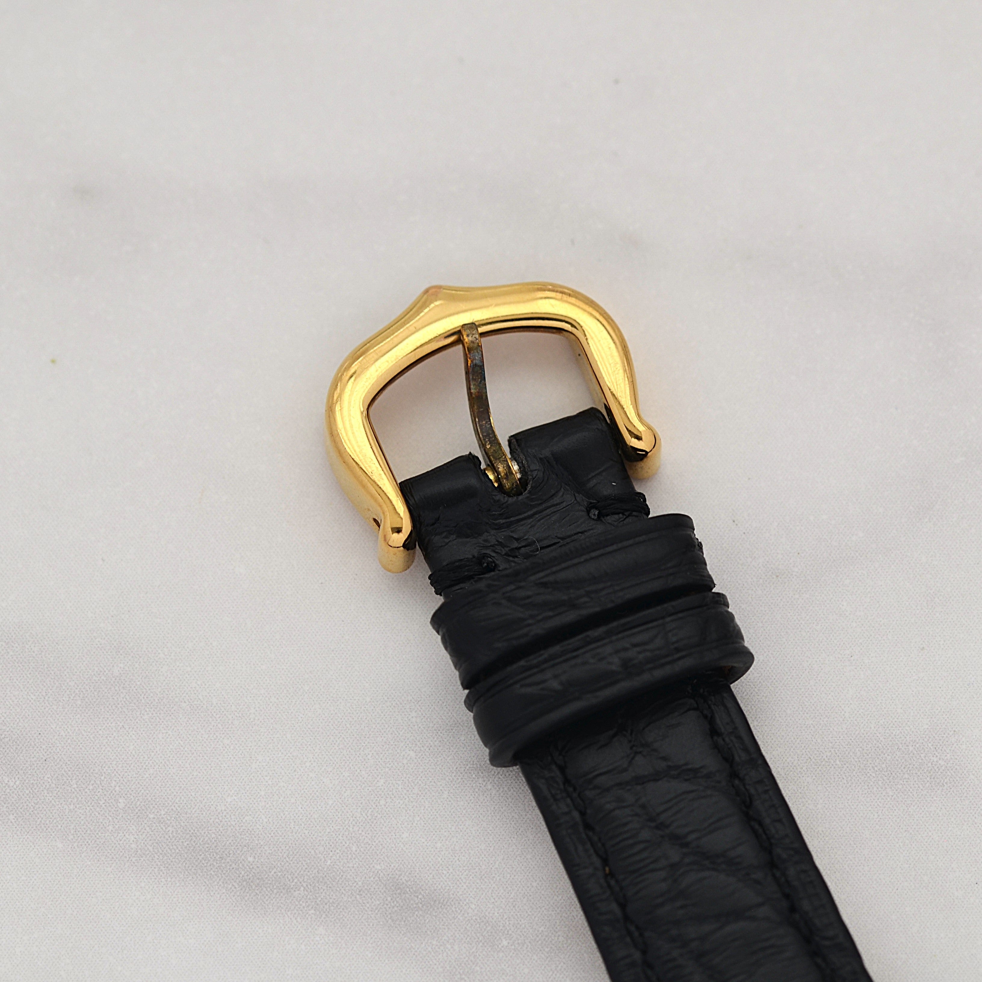【Cartier】カルティエ マストヴァンドームSM アイボリーローマ SWISS MADE 表記 純正尾錠付き