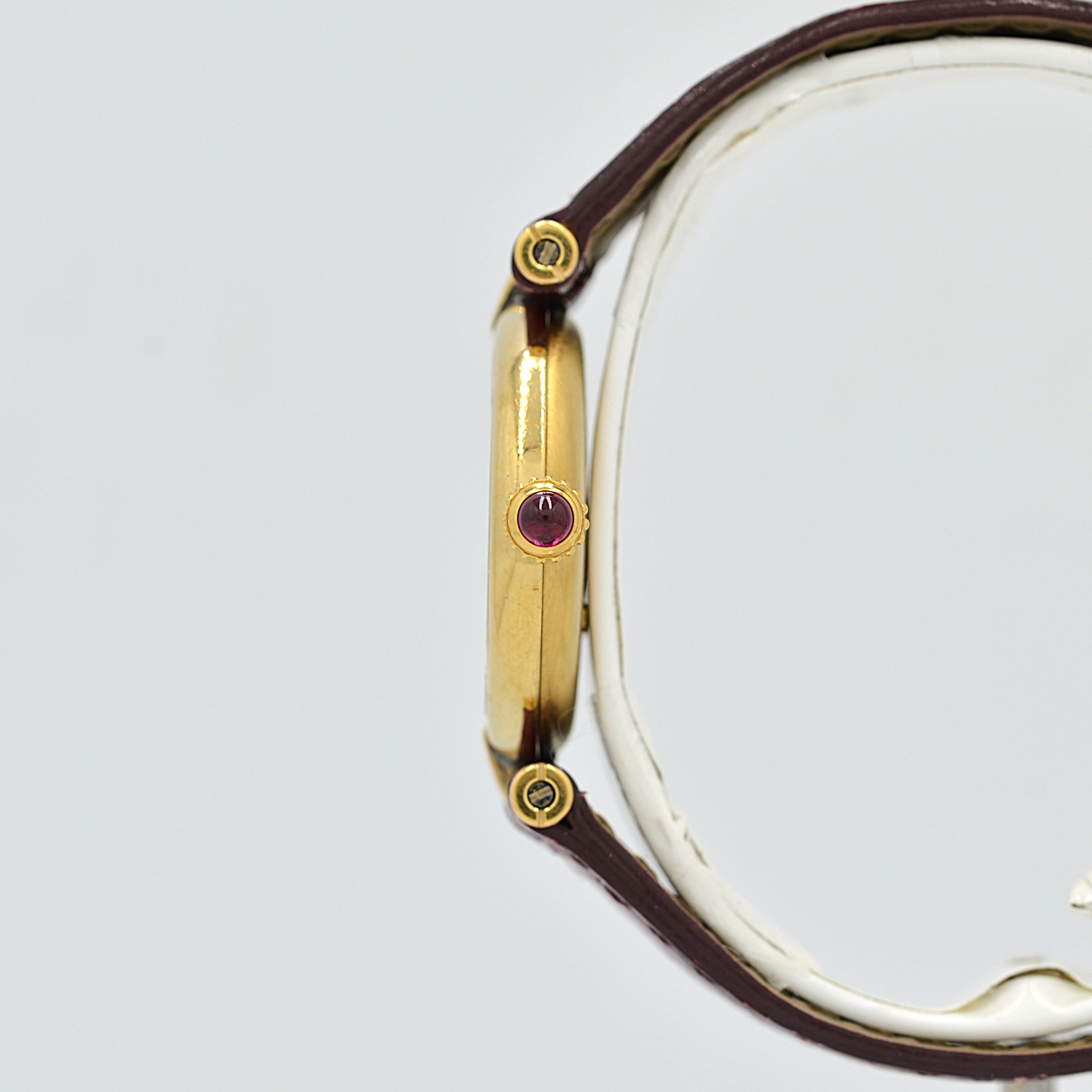 【Cartier】カルティエ マストヴァンドームSM カルティエ創業150周年モデル 世界限定1847本 純正Dバックル付き