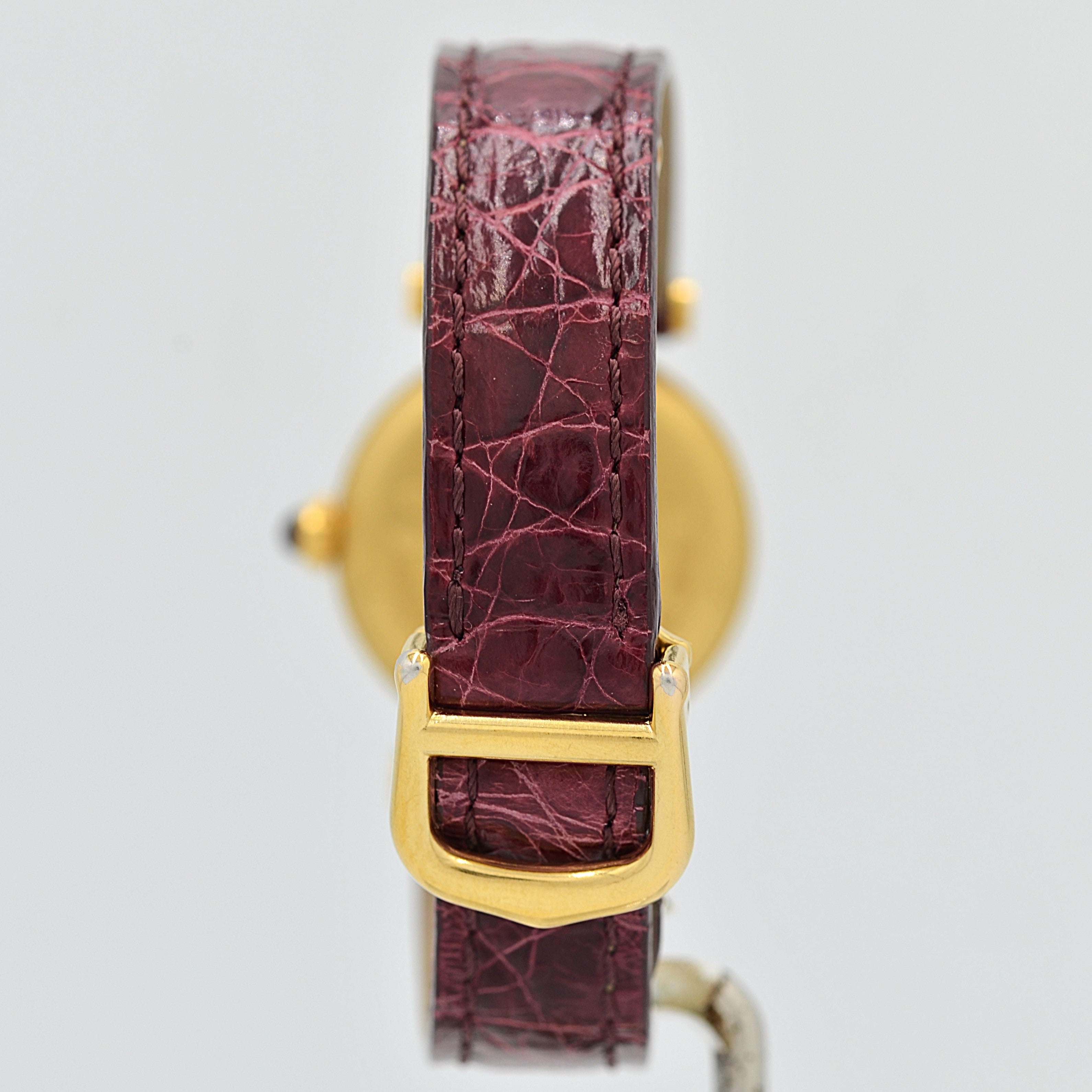 【Cartier】カルティエ マストヴァンドームSM カルティエ創業150周年モデル 世界限定1847本 純正Dバックル付き