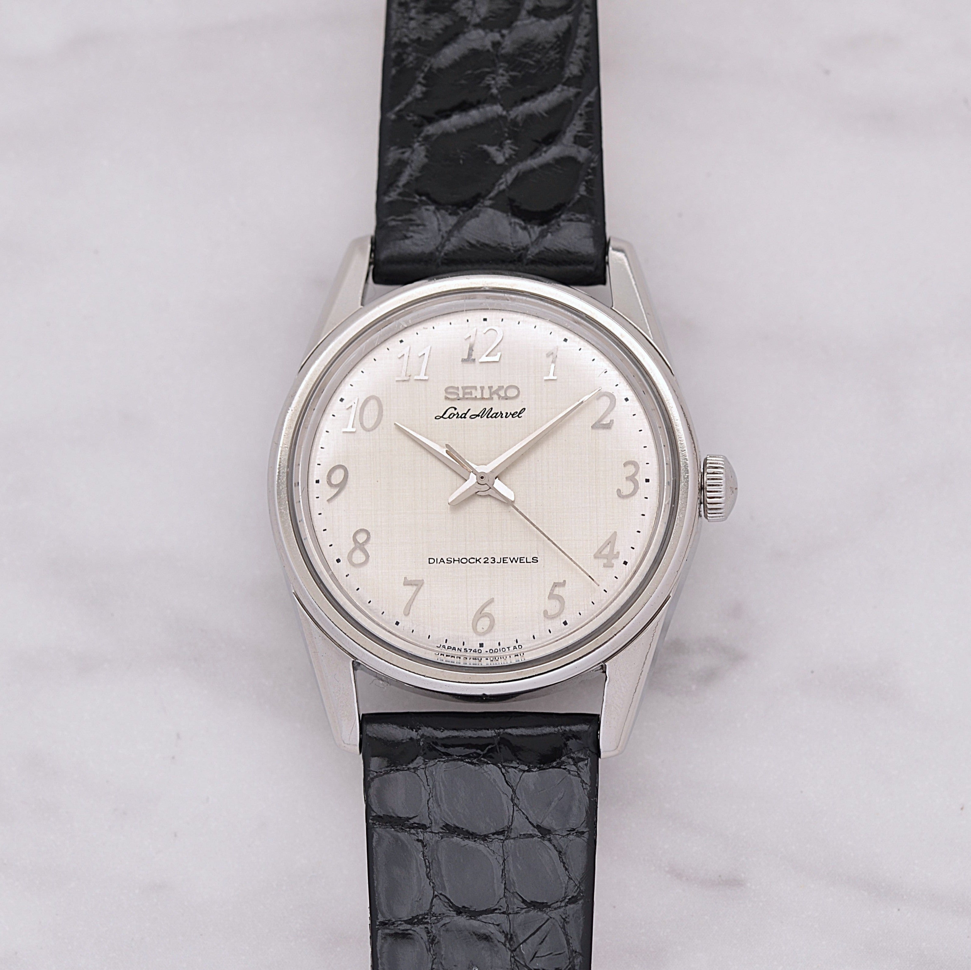 [SEIKO] Seiko Lord Marvel SS Arabia 5740-8000 with genuine buckle