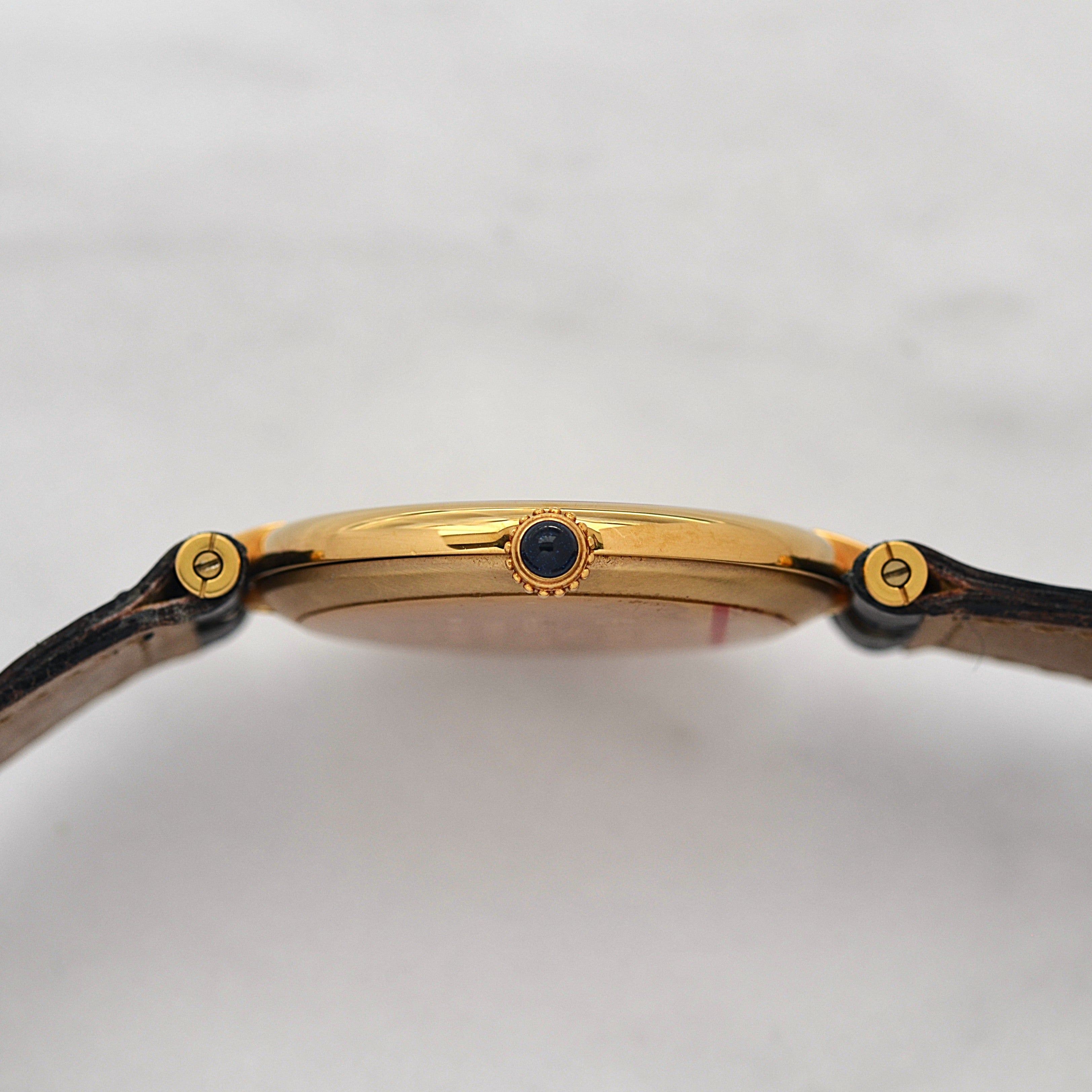 【Cartier】カルティエ マストヴァンドーム LM アラビア デッドストック 純正Dバックル付き