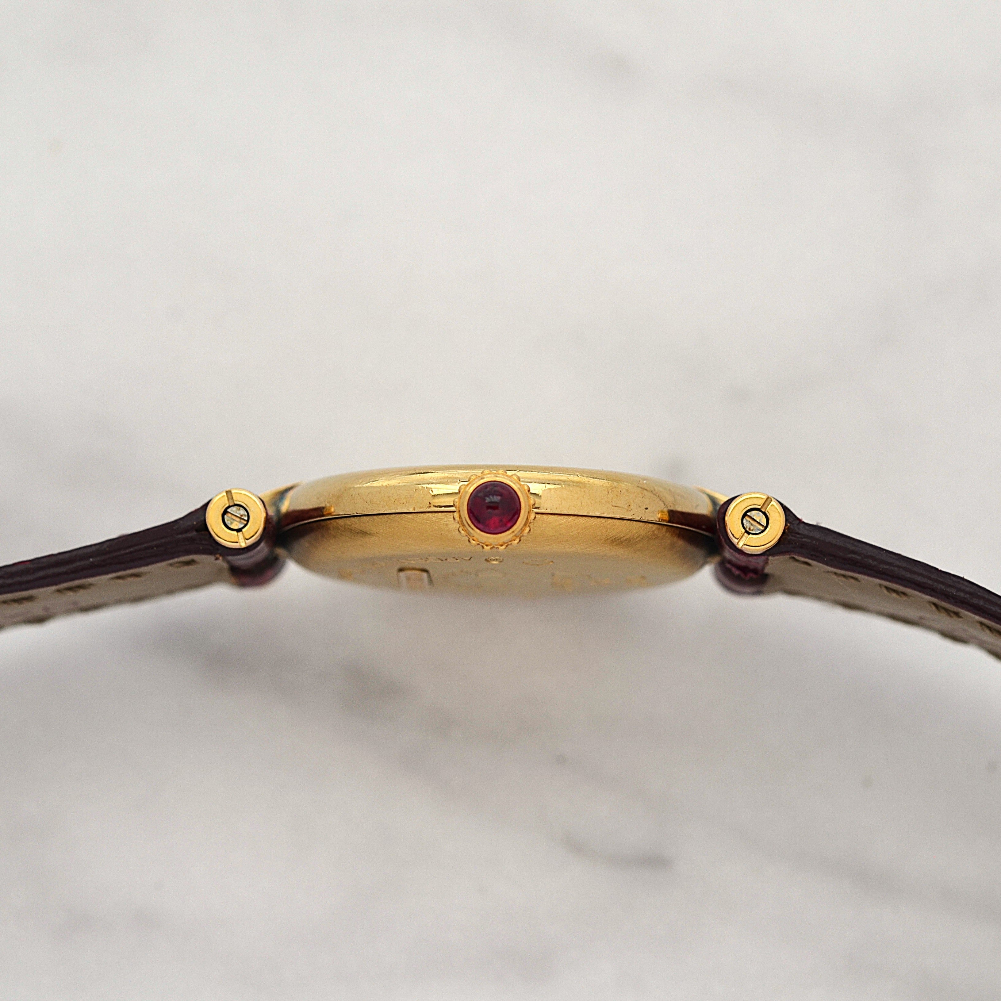 【Cartier】カルティエ マストヴァンドームSM カルティエ創業150周年モデル 世界限定1847本 純正Dバックル付き