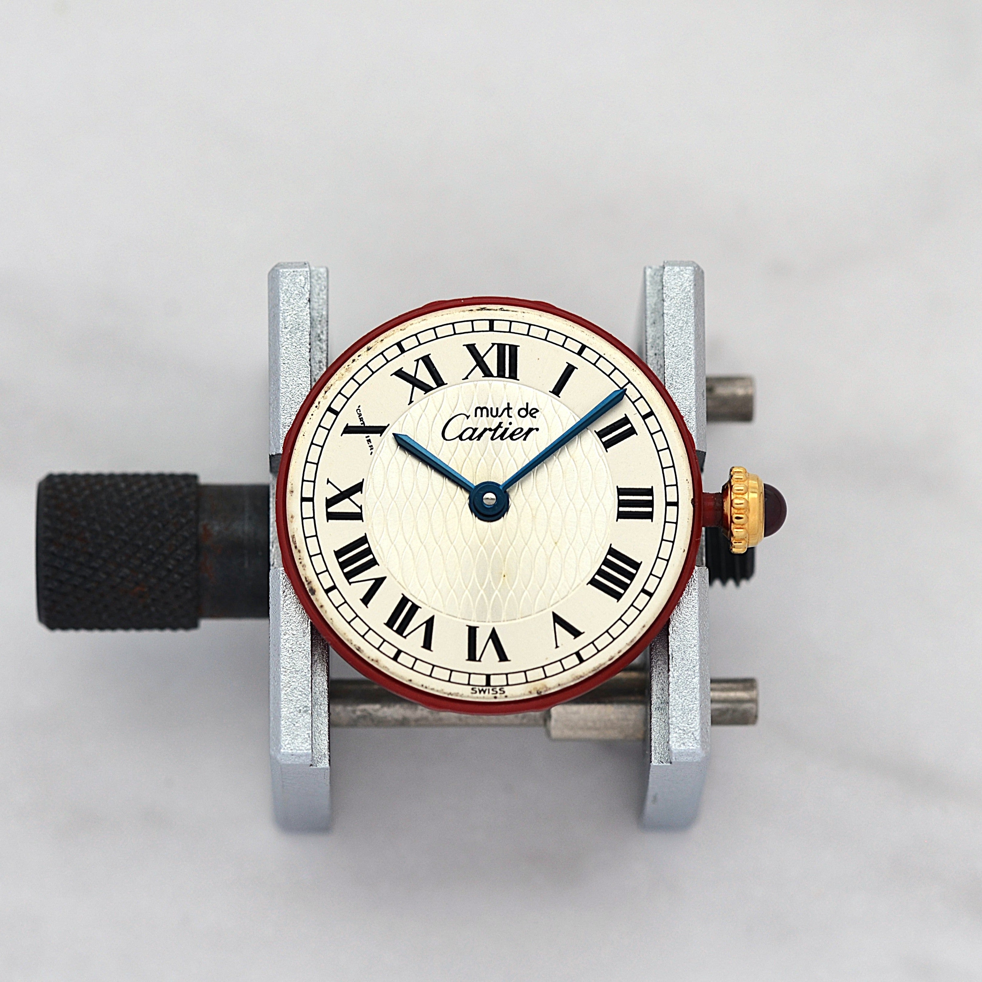 【Cartier】カルティエ マストヴァンドームSM カルティエ創業150周年モデル 世界限定1847本 純正Dバックル付き