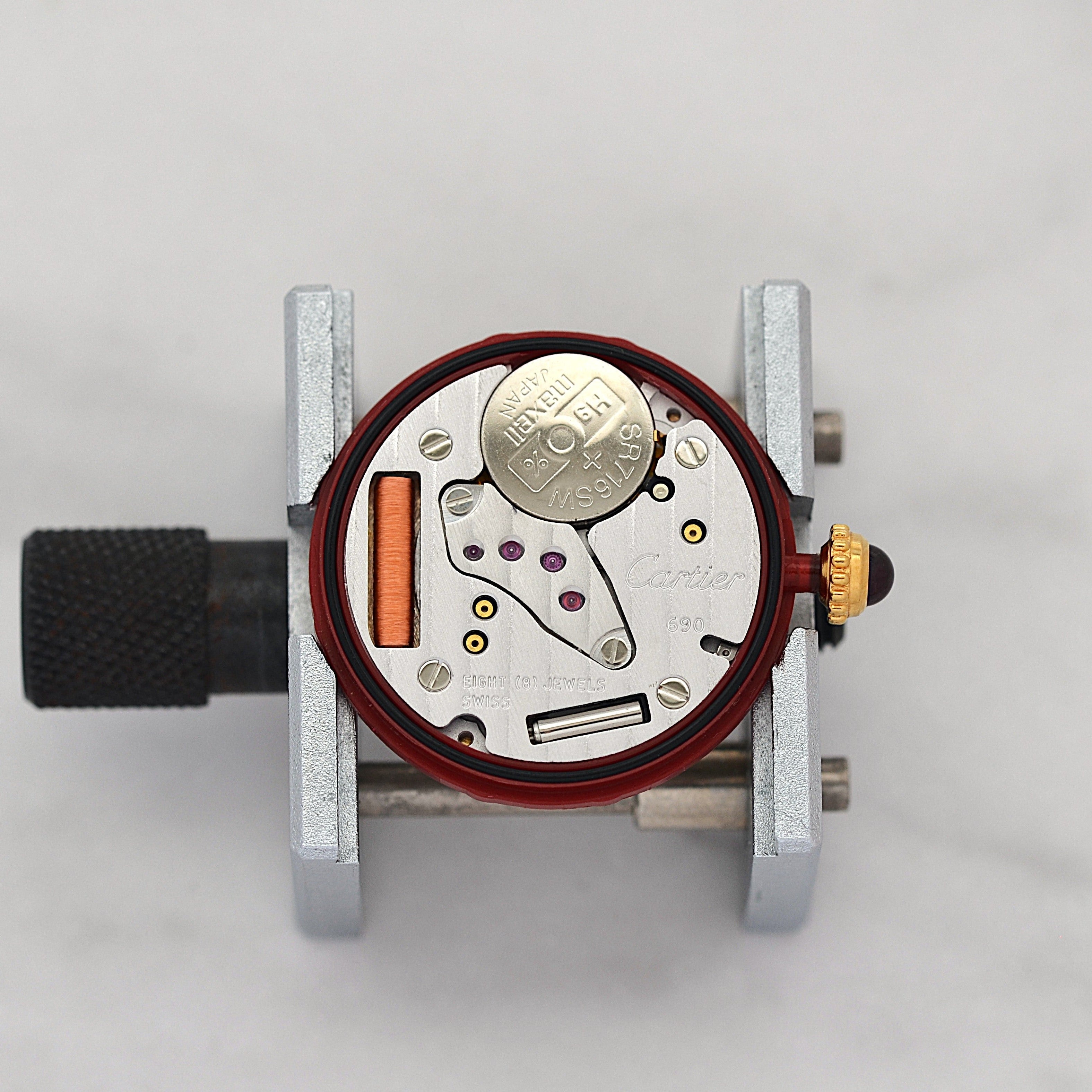 【Cartier】カルティエ マストヴァンドームSM カルティエ創業150周年モデル 世界限定1847本 純正Dバックル付き