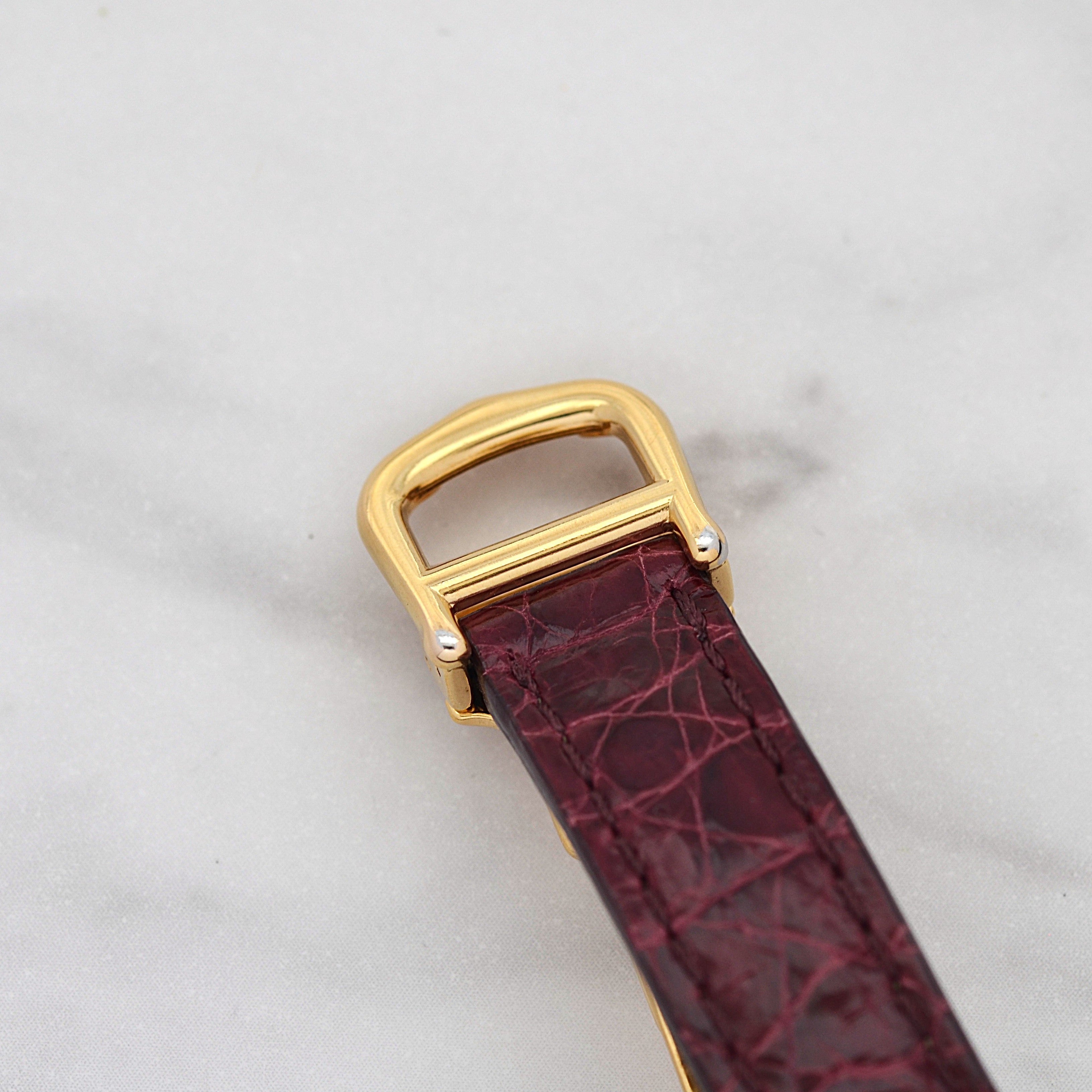 【Cartier】カルティエ マストヴァンドームSM カルティエ創業150周年モデル 世界限定1847本 純正Dバックル付き