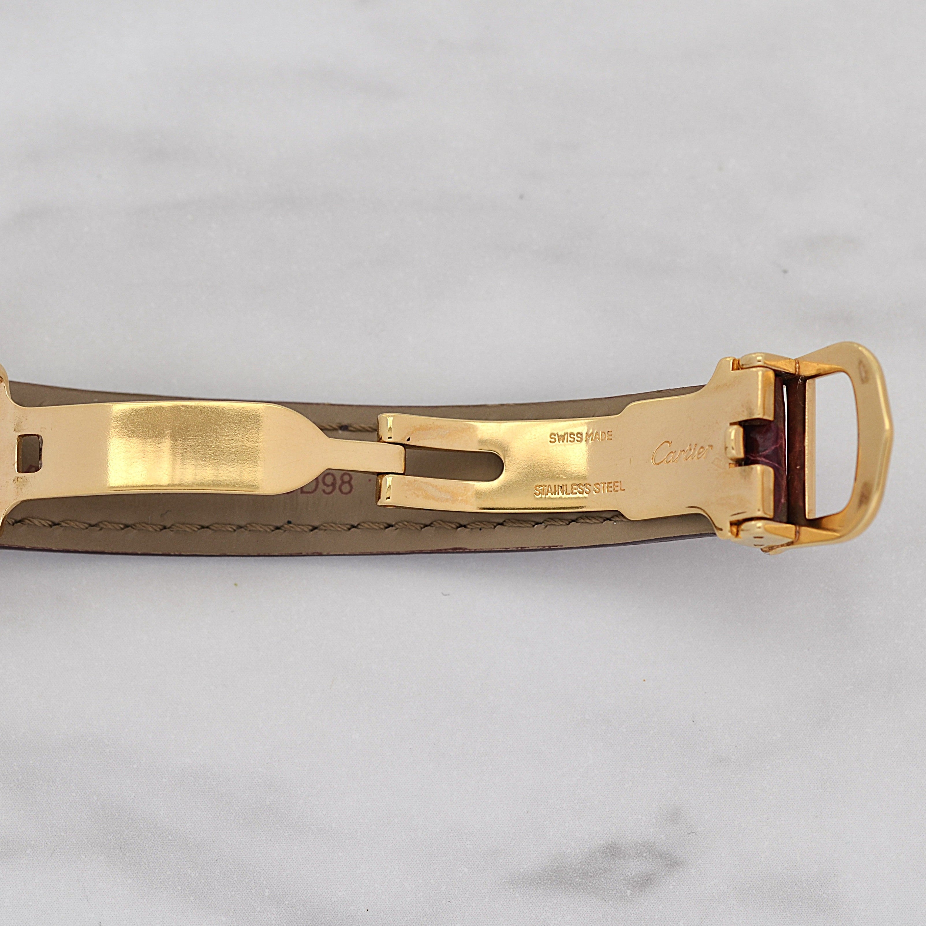 【Cartier】カルティエ マストヴァンドームSM カルティエ創業150周年モデル 世界限定1847本 純正Dバックル付き