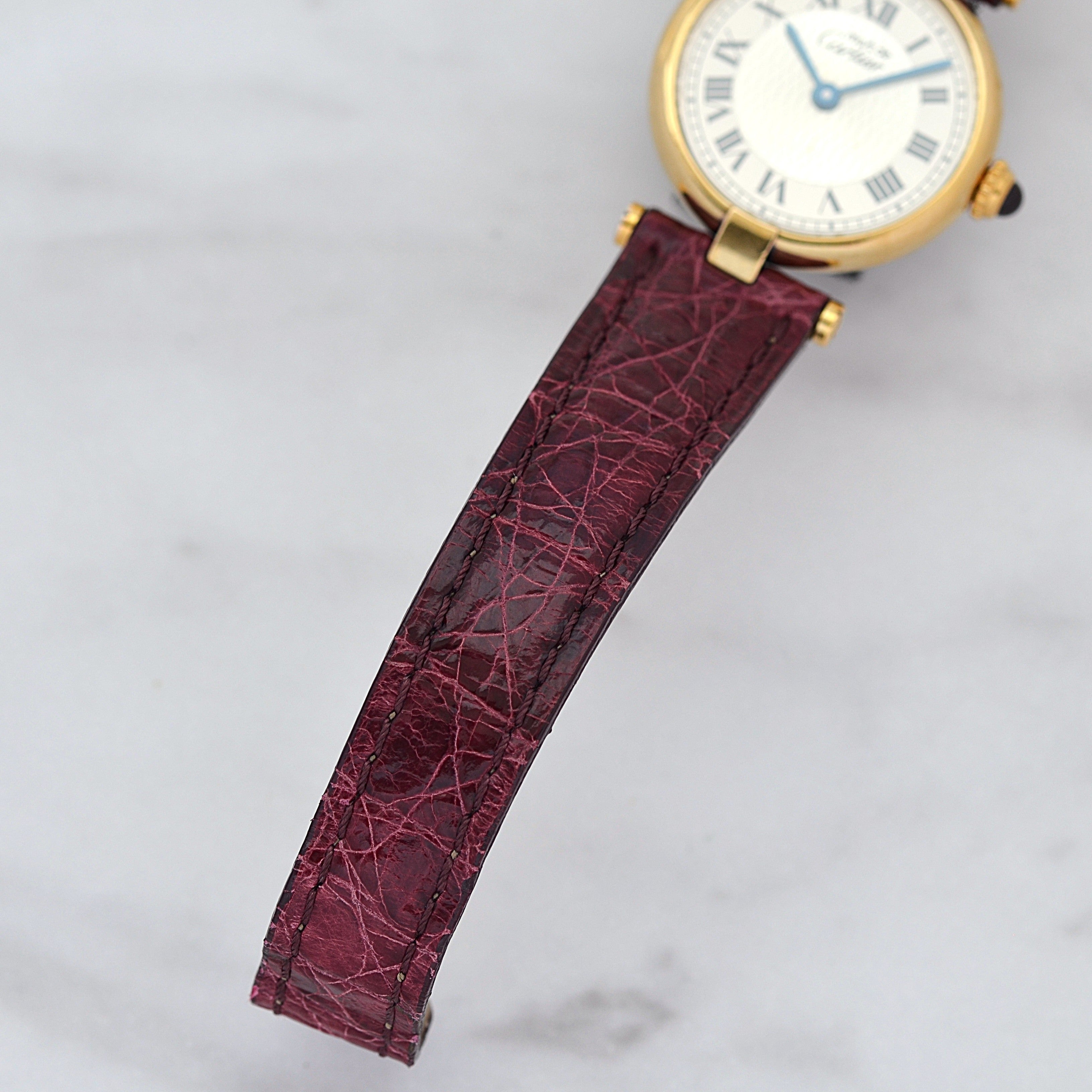 【Cartier】カルティエ マストヴァンドームSM カルティエ創業150周年モデル 世界限定1847本 純正Dバックル付き