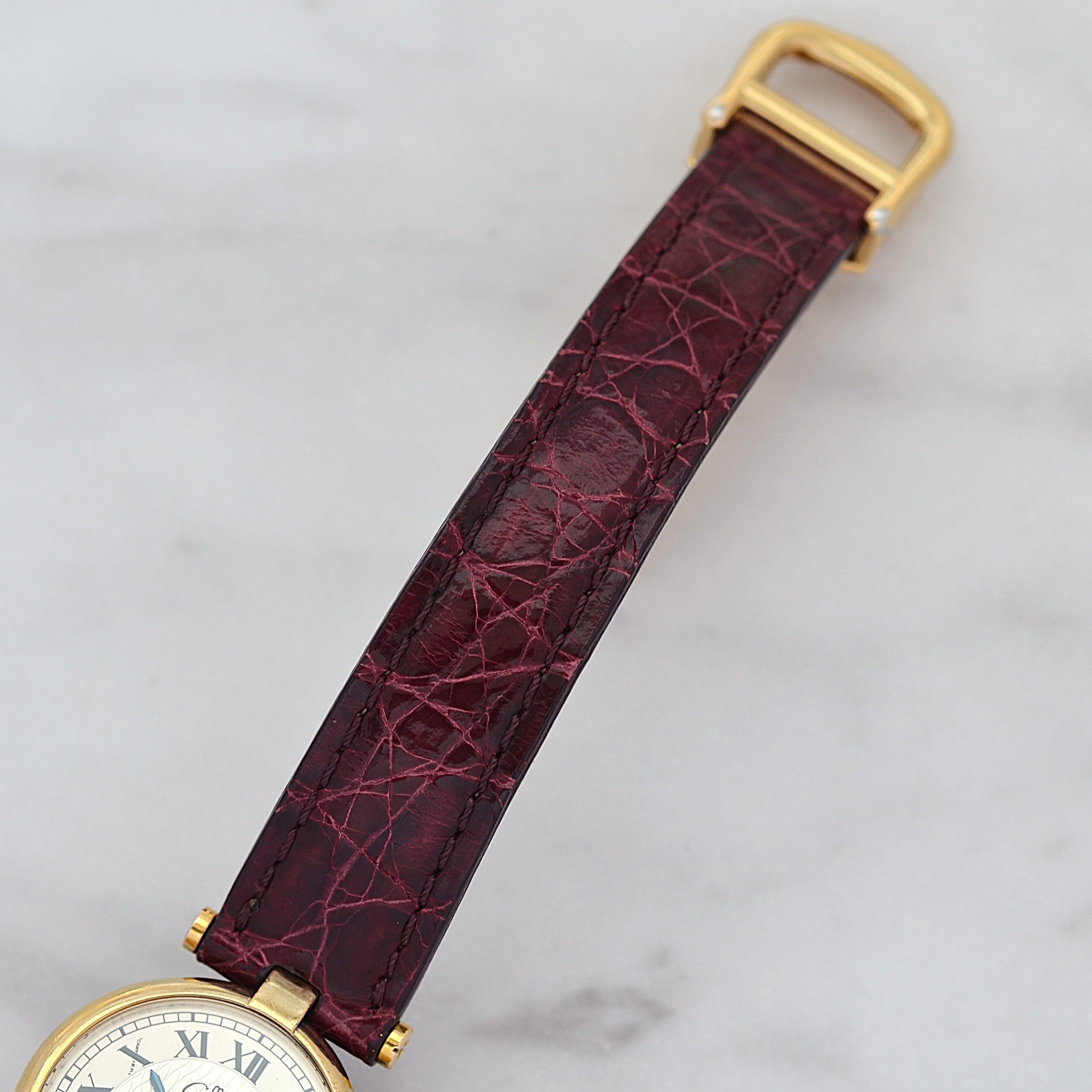 【Cartier】カルティエ マストヴァンドームSM カルティエ創業150周年モデル 世界限定1847本 純正Dバックル付き