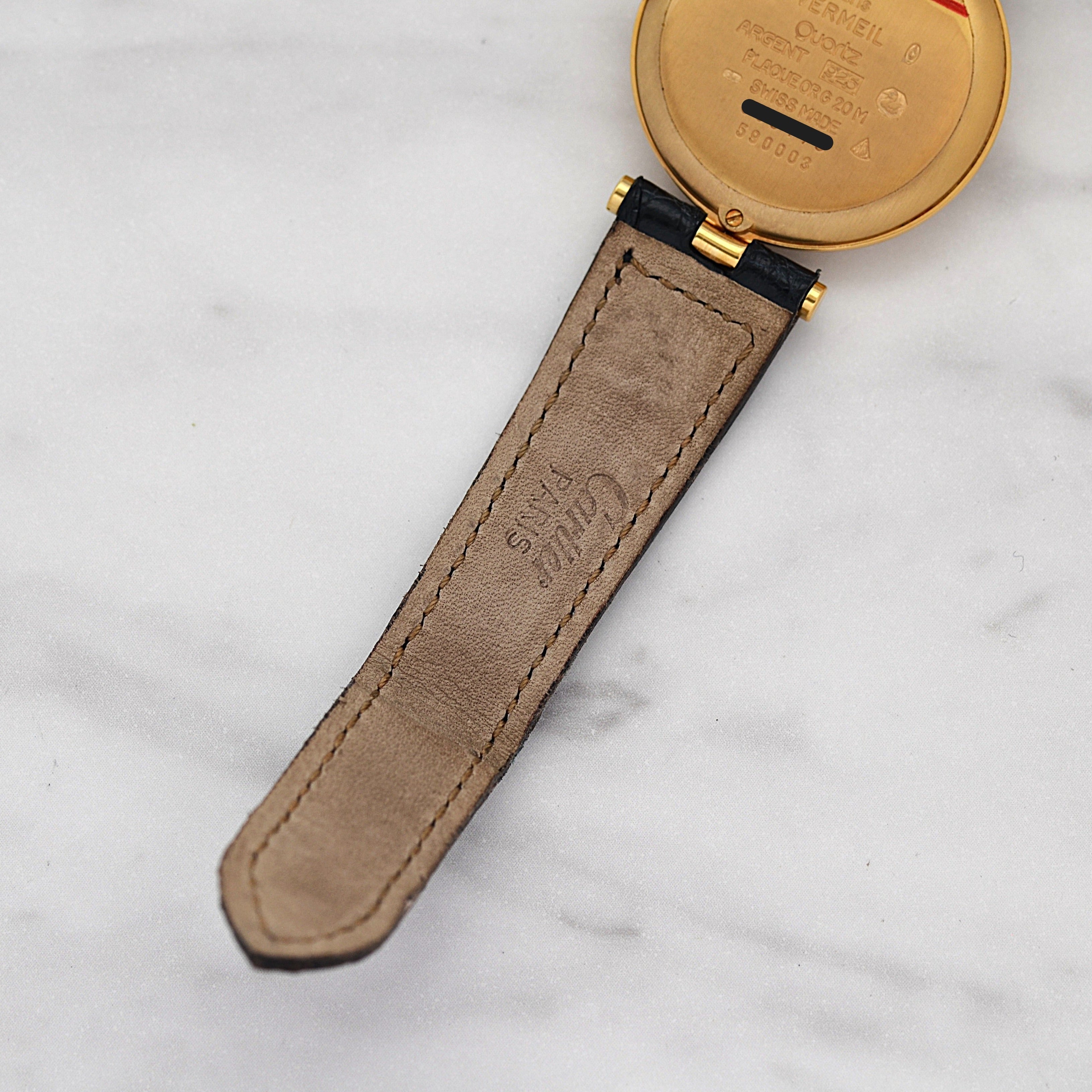 【Cartier】カルティエ マストヴァンドーム LM アラビア デッドストック 純正Dバックル付き