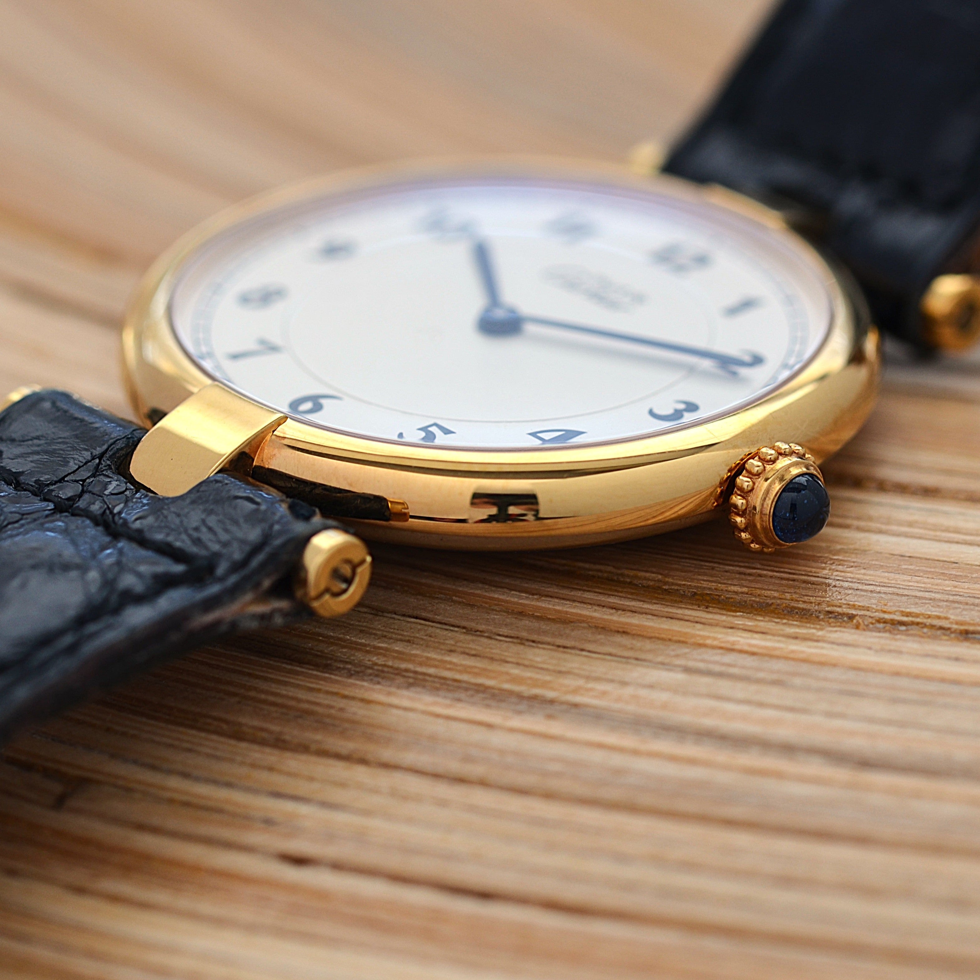 【Cartier】カルティエ マストヴァンドーム LM アラビア デッドストック 純正Dバックル付き