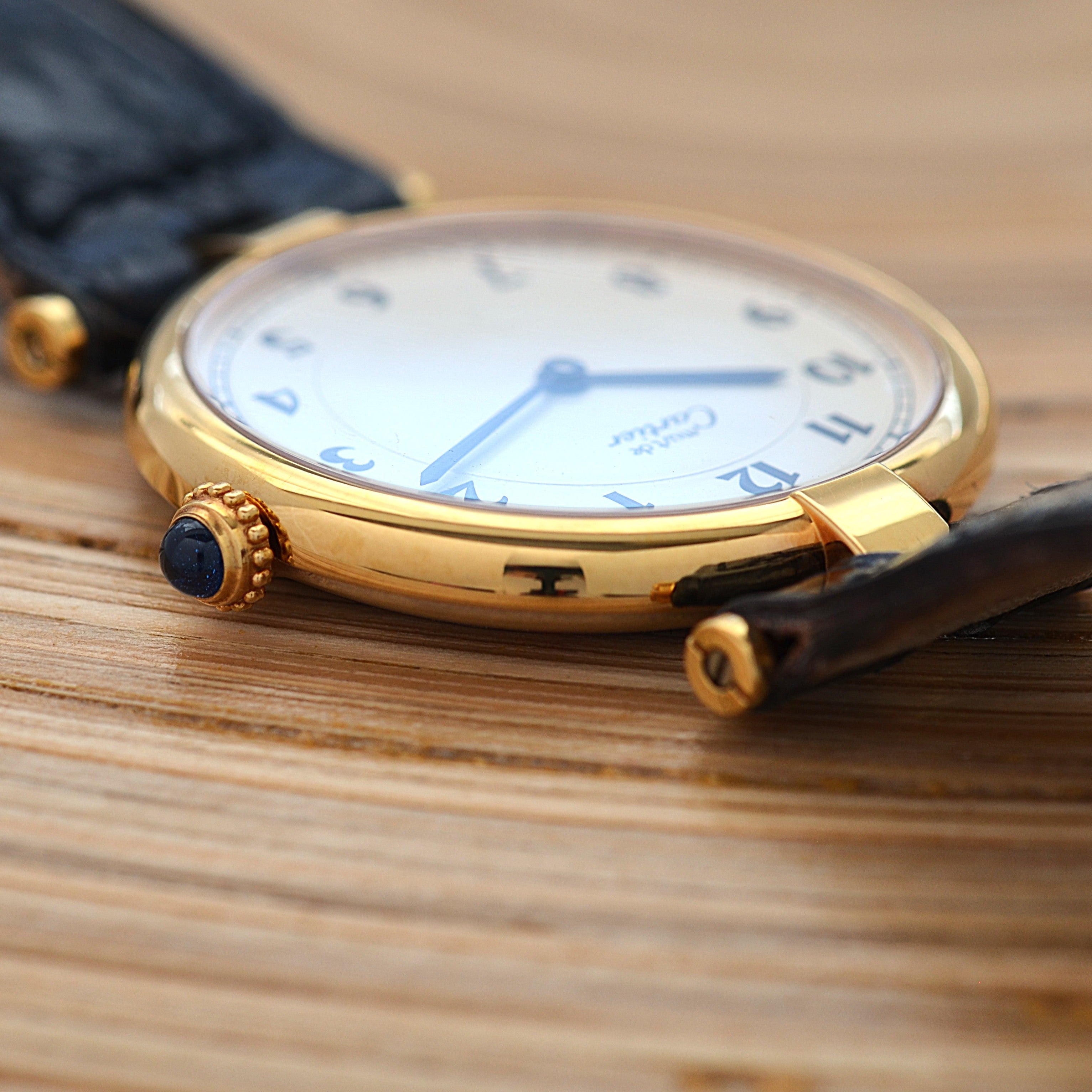 【Cartier】カルティエ マストヴァンドーム LM アラビア デッドストック 純正Dバックル付き