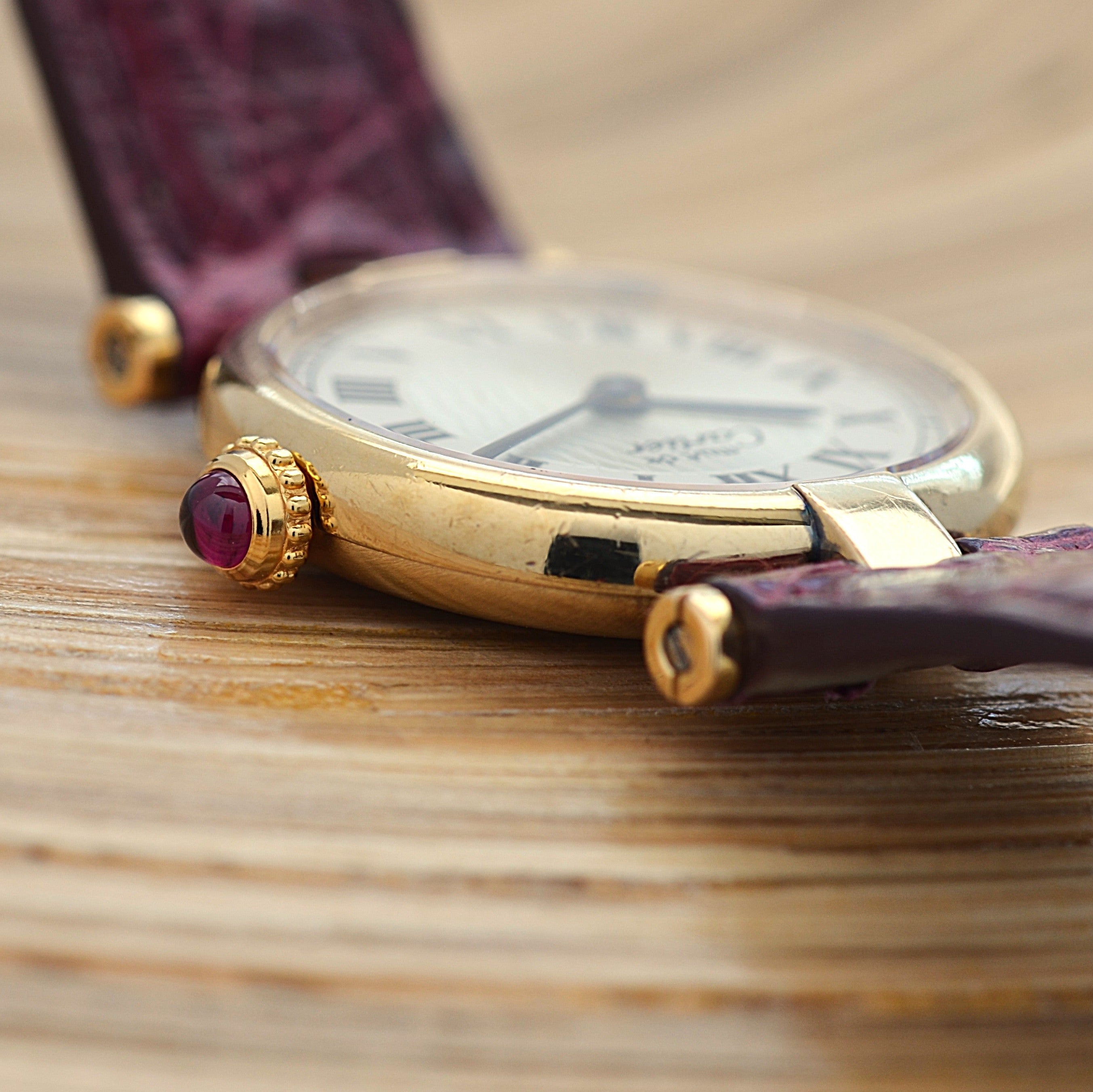 【Cartier】カルティエ マストヴァンドームSM カルティエ創業150周年モデル 世界限定1847本 純正Dバックル付き