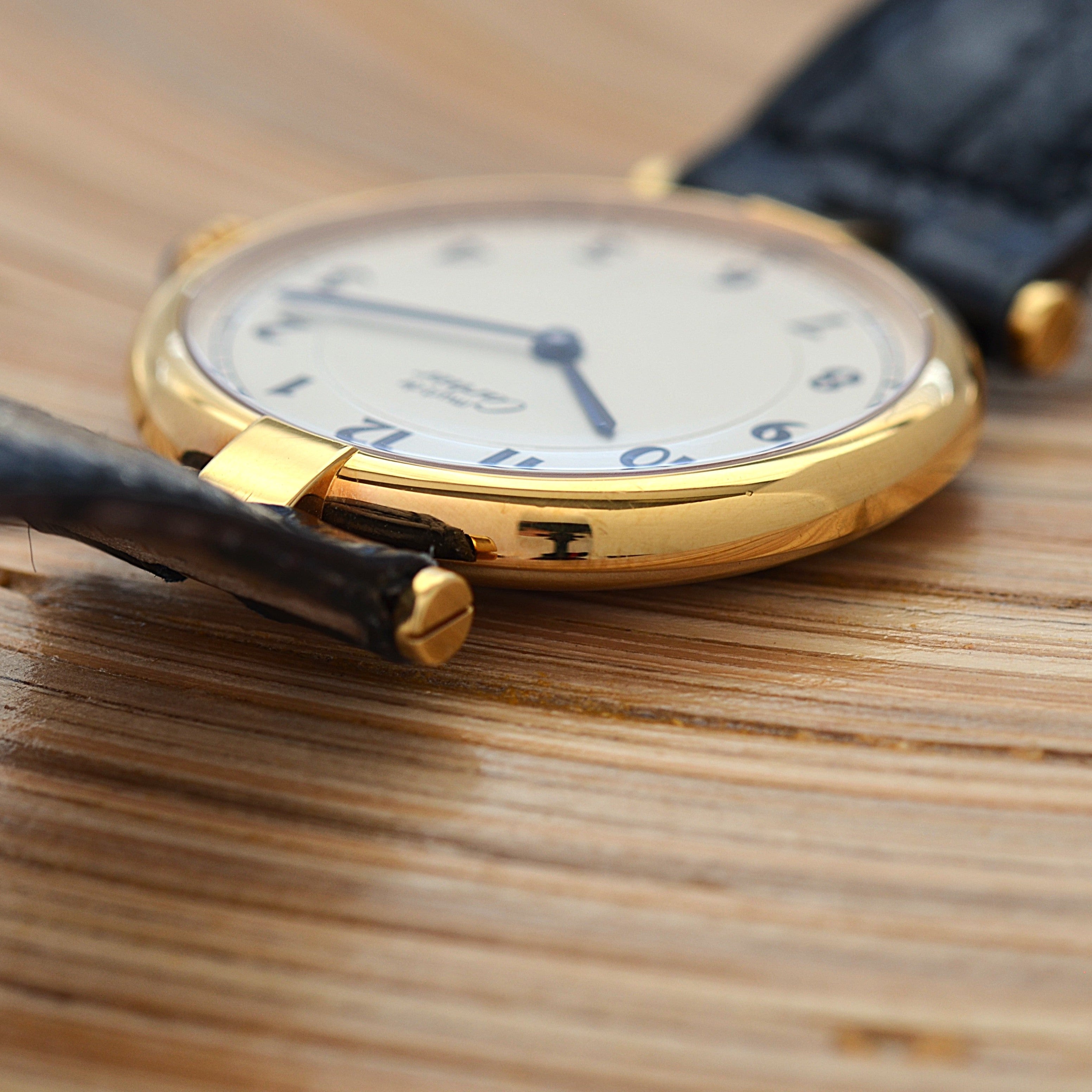 【Cartier】カルティエ マストヴァンドーム LM アラビア デッドストック 純正Dバックル付き