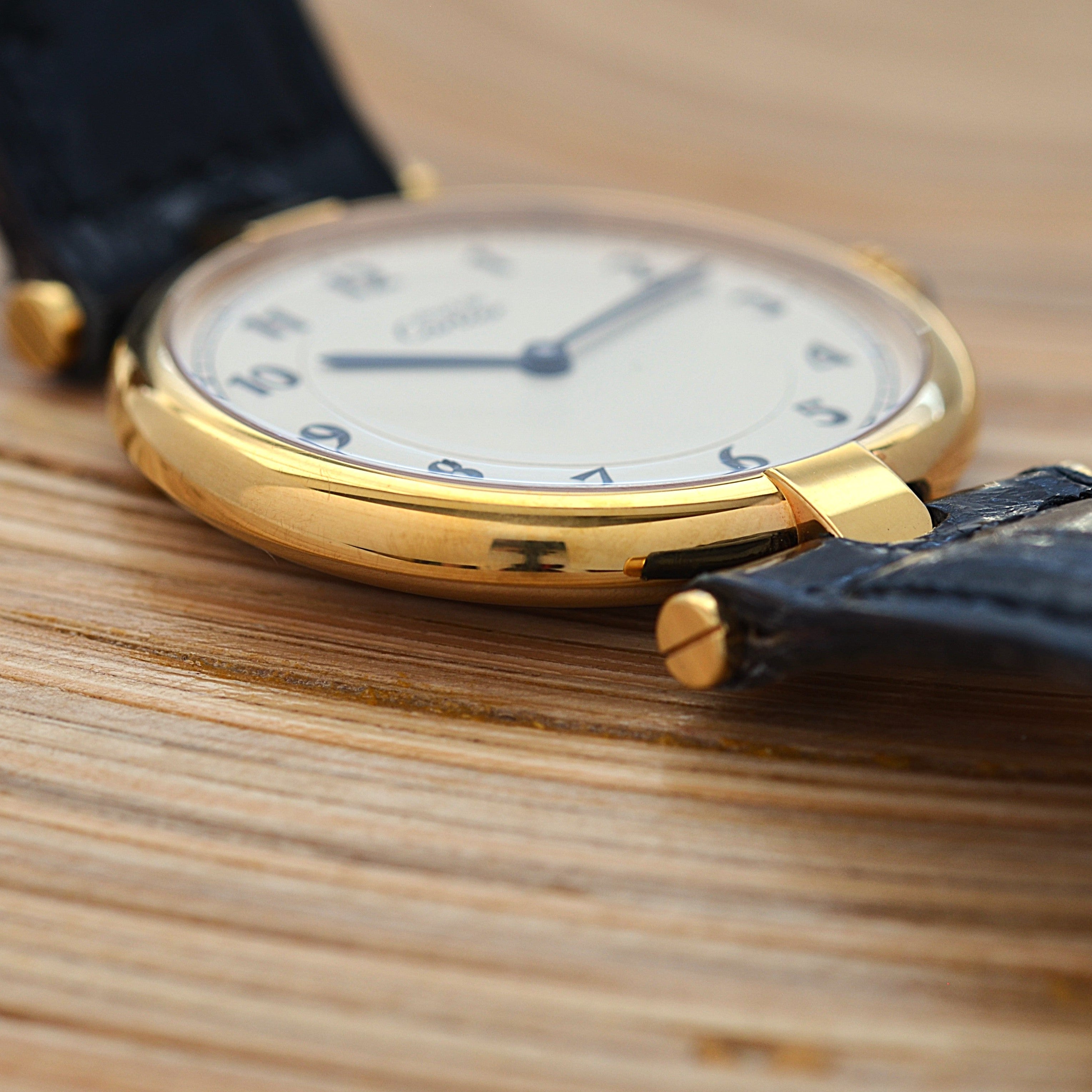 【Cartier】カルティエ マストヴァンドーム LM アラビア デッドストック 純正Dバックル付き