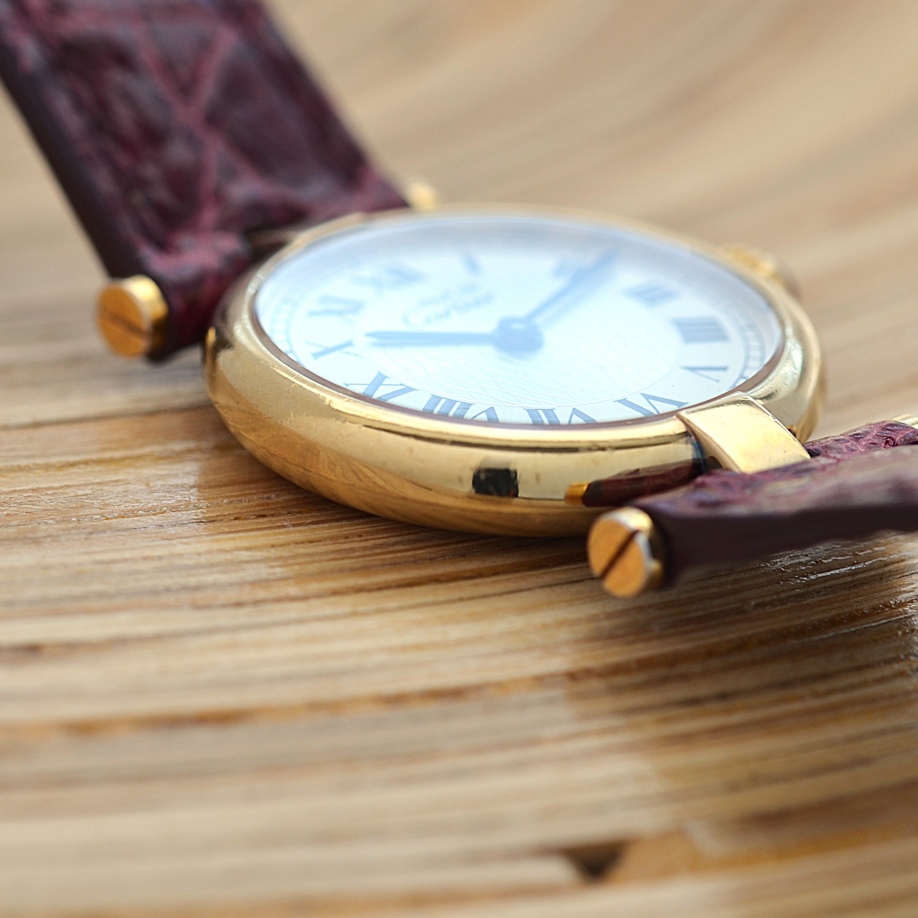 【Cartier】カルティエ マストヴァンドームSM カルティエ創業150周年モデル 世界限定1847本 純正Dバックル付き