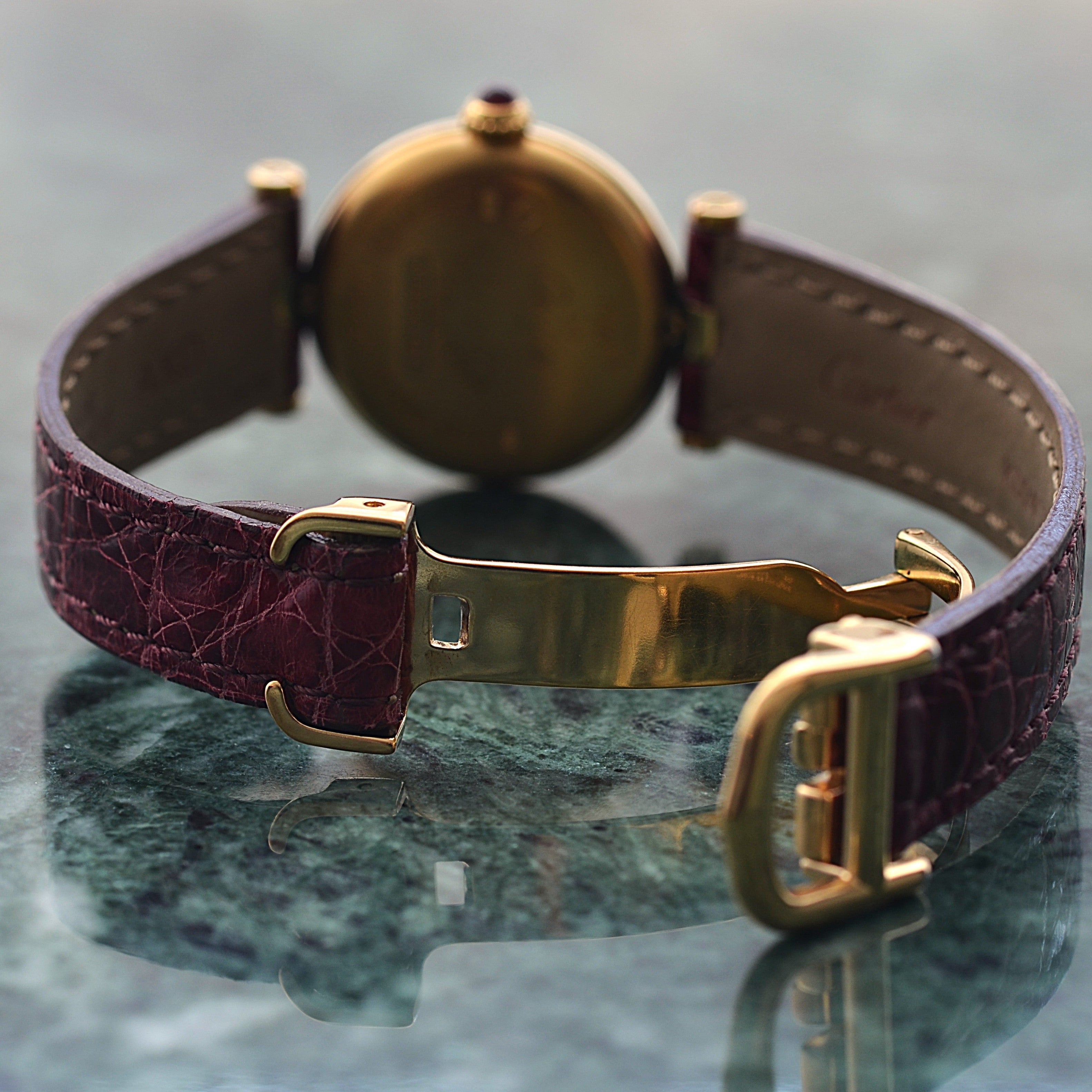 【Cartier】カルティエ マストヴァンドームSM カルティエ創業150周年モデル 世界限定1847本 純正Dバックル付き