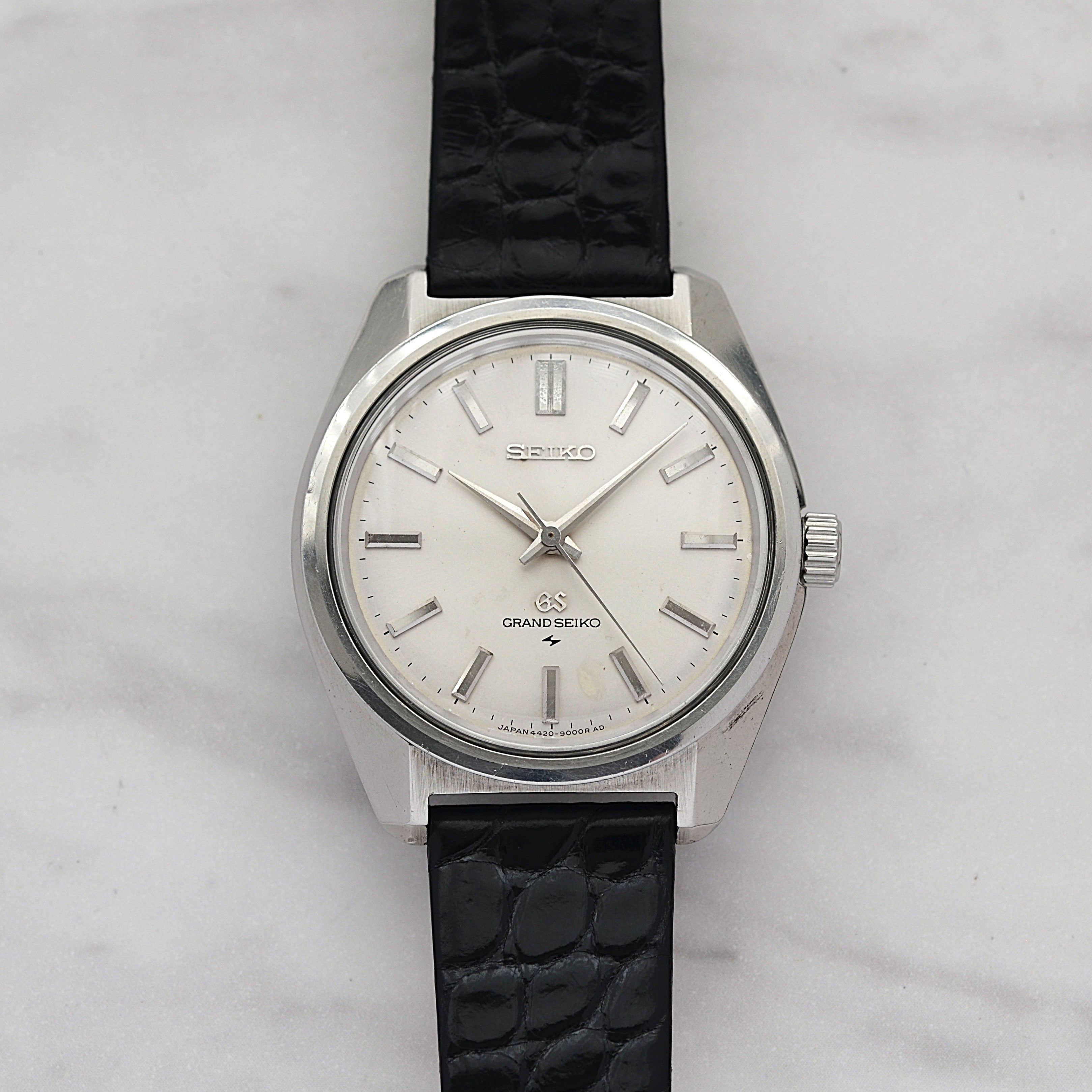 【SEIKO】セイコー グランドセイコー44GS 4420-9000 純正尾錠付き