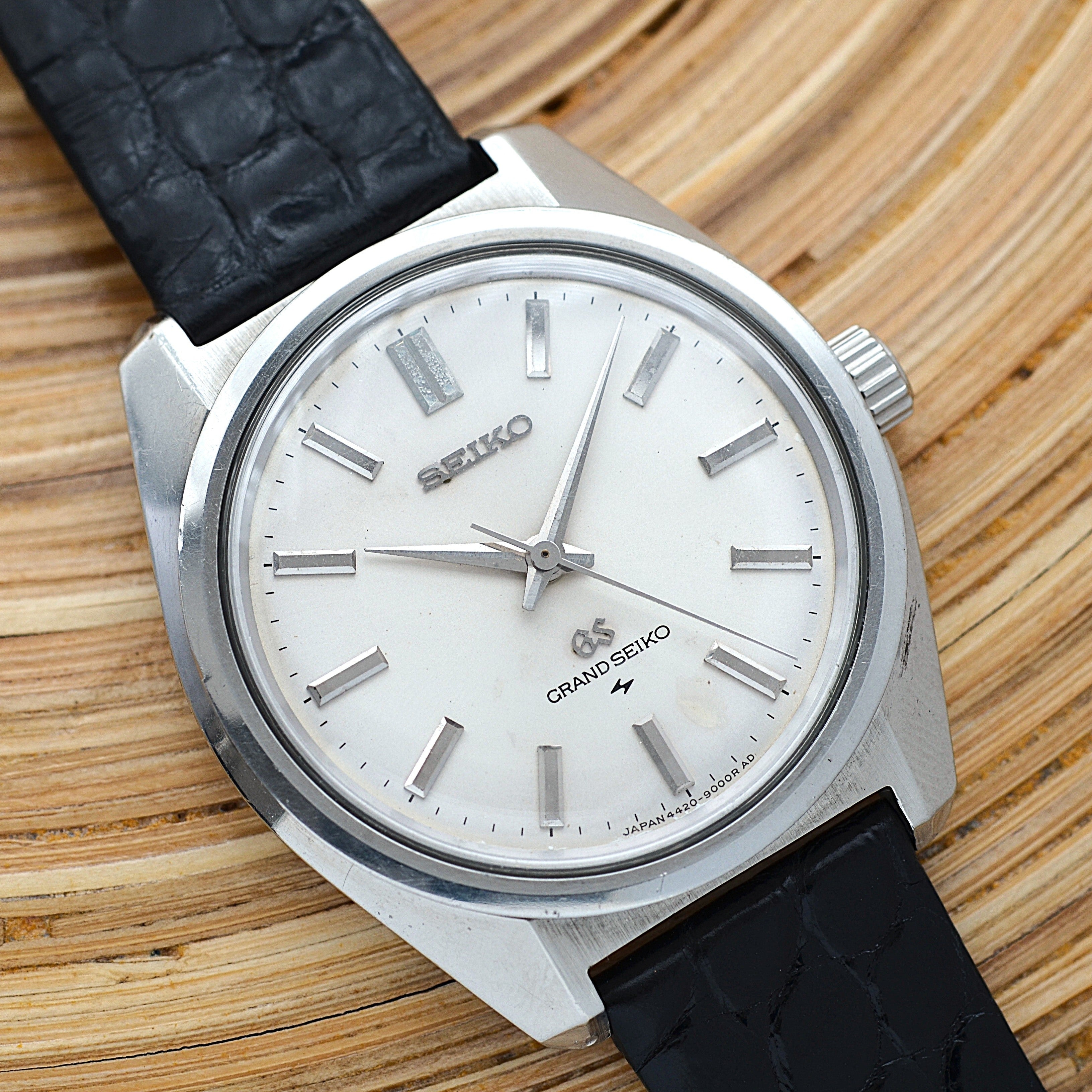 【SEIKO】セイコー グランドセイコー44GS 4420-9000 純正尾錠付き