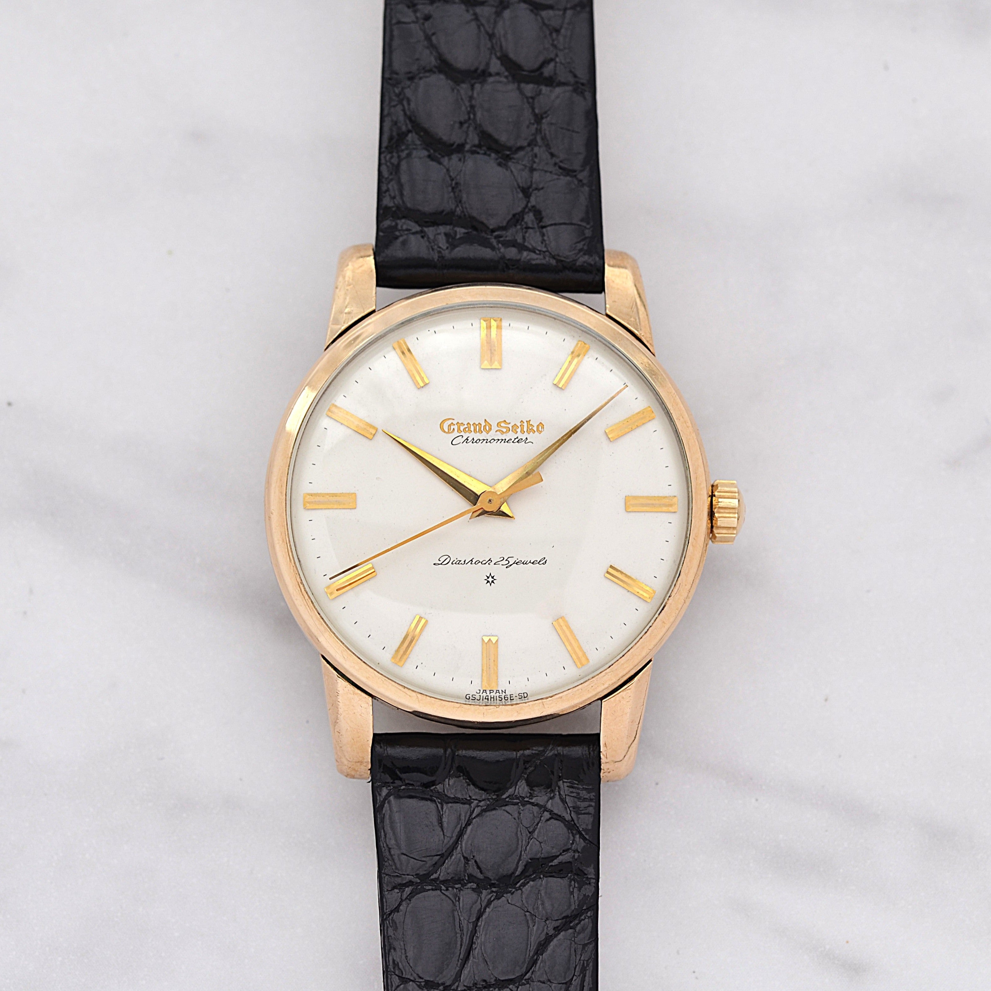 【SEIKO】Grand Seiko 1st, Carved Dial