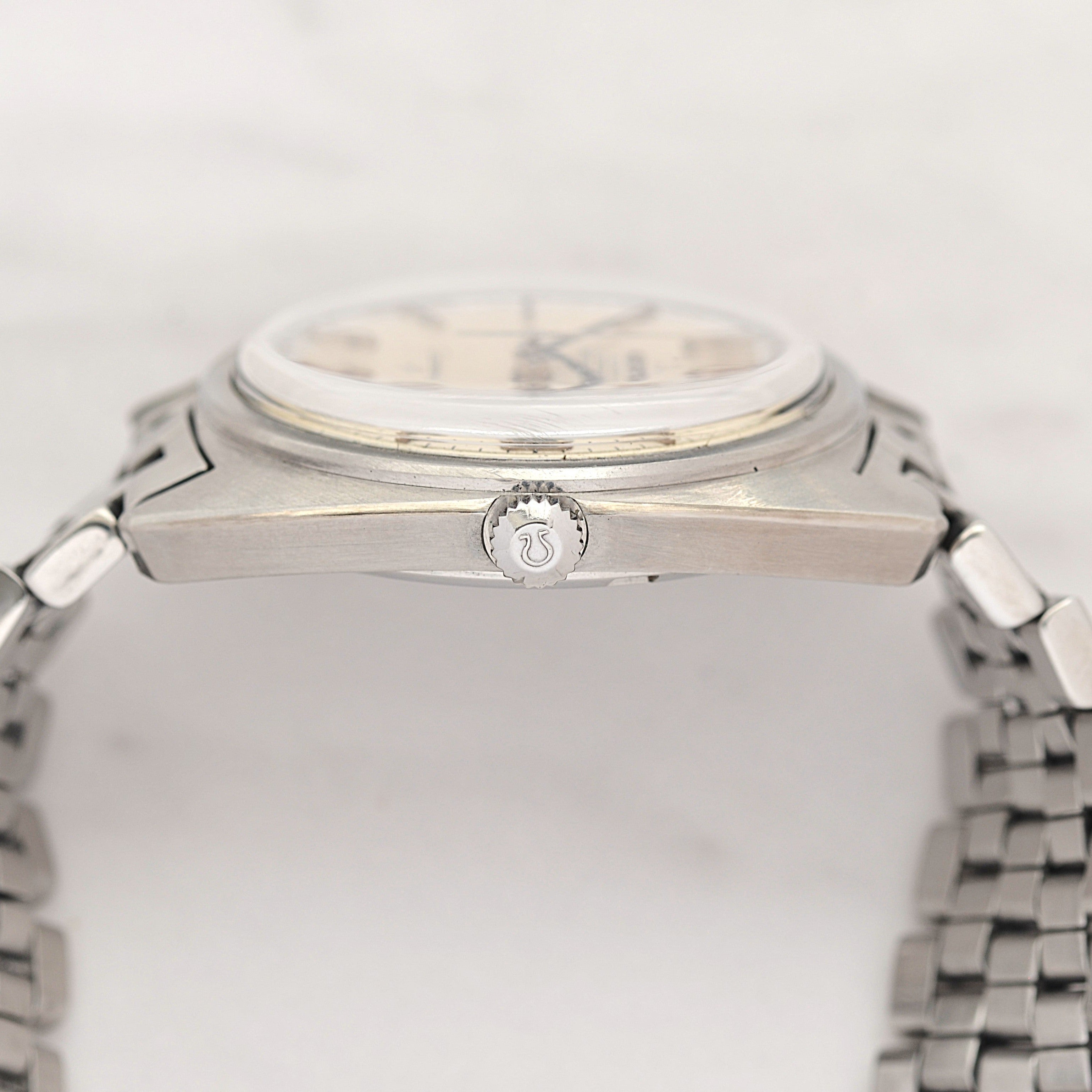 【OMEGA】オメガ コンステレーションデイデイト Cライン Silver bark dial