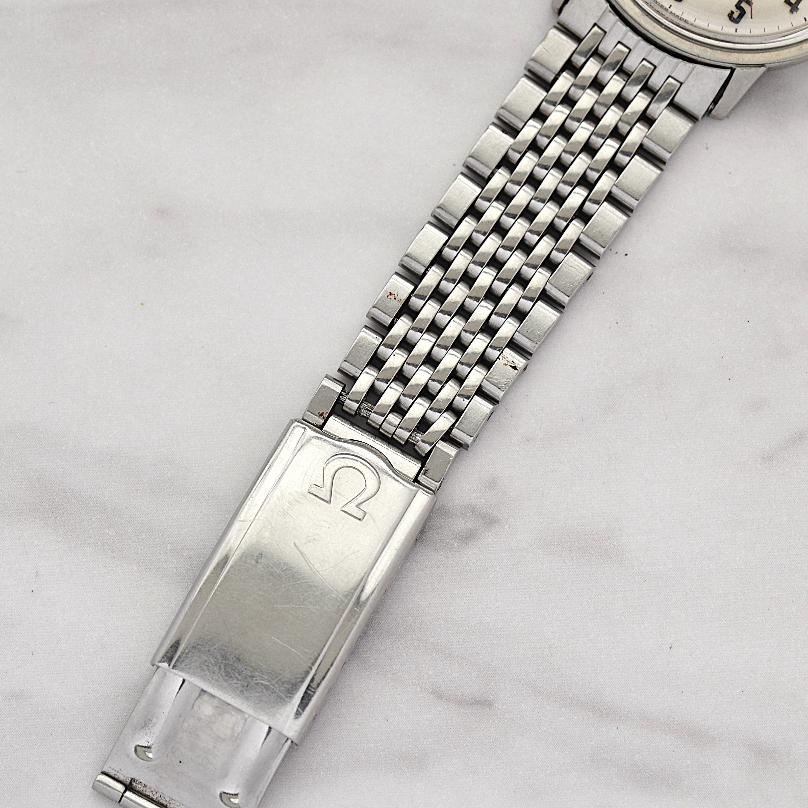 【OMEGA】オメガ コンステレーションデイト SS アップライトアラビア ピンクゴールドインデクス