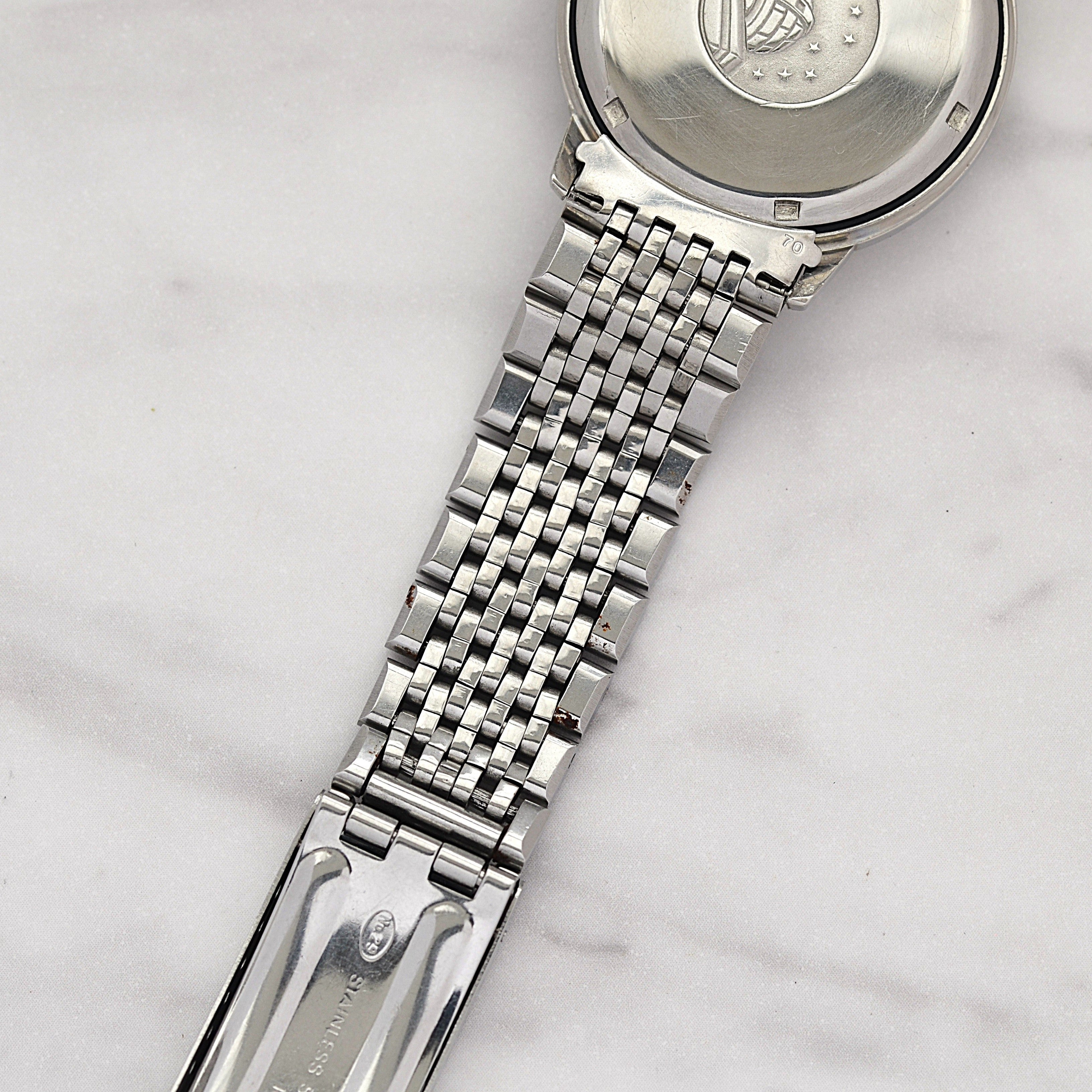 【OMEGA】オメガ コンステレーションデイト SS アップライトアラビア ピンクゴールドインデクス