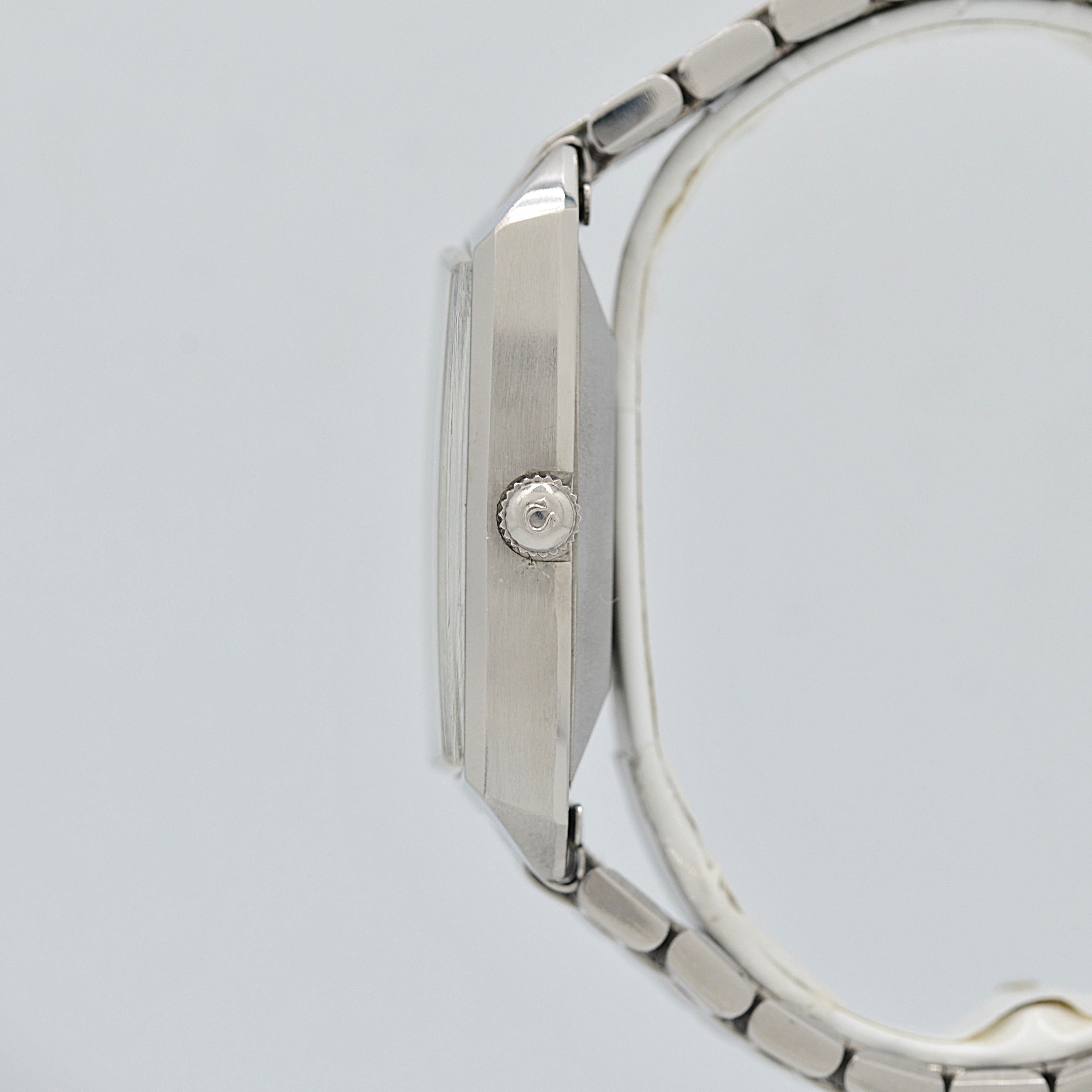 【OMEGA】オメガ シーマスターデイト SS スクエアケース 2トーングレー文字盤 Cal.565