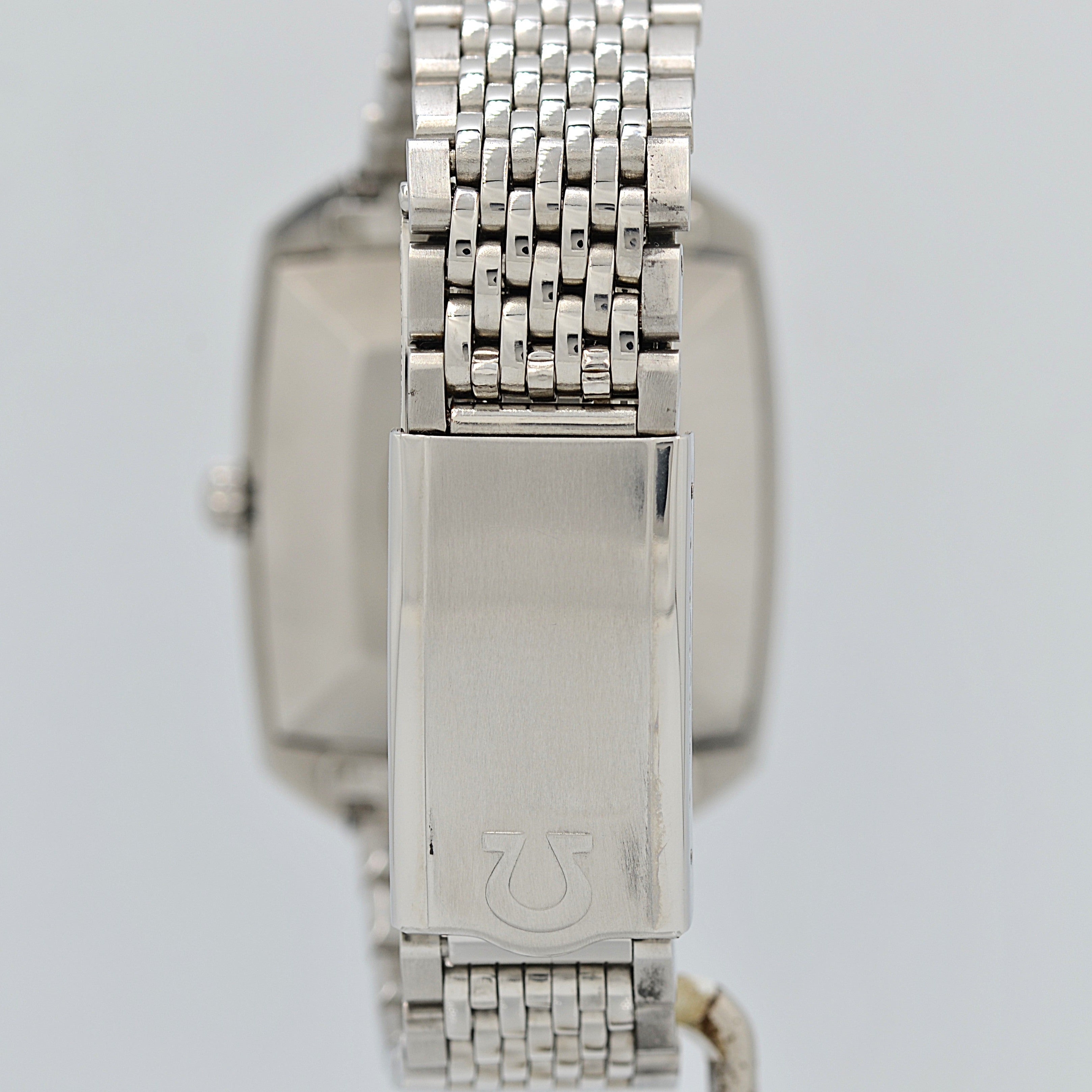 【OMEGA】オメガ シーマスターデイト SS スクエアケース 2トーングレー文字盤 Cal.565