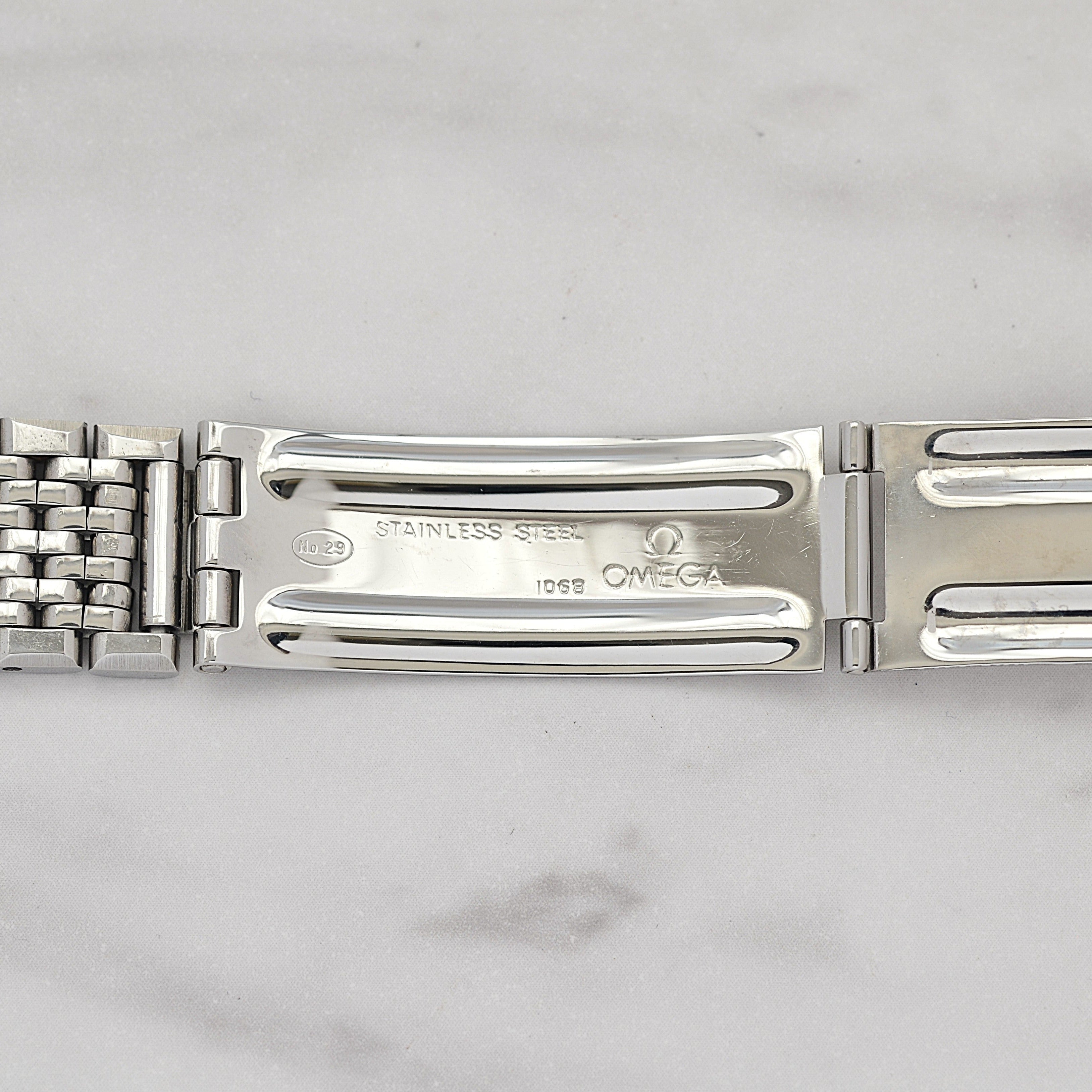 【OMEGA】オメガ シーマスターデイト SS スクエアケース 2トーングレー文字盤 Cal.565