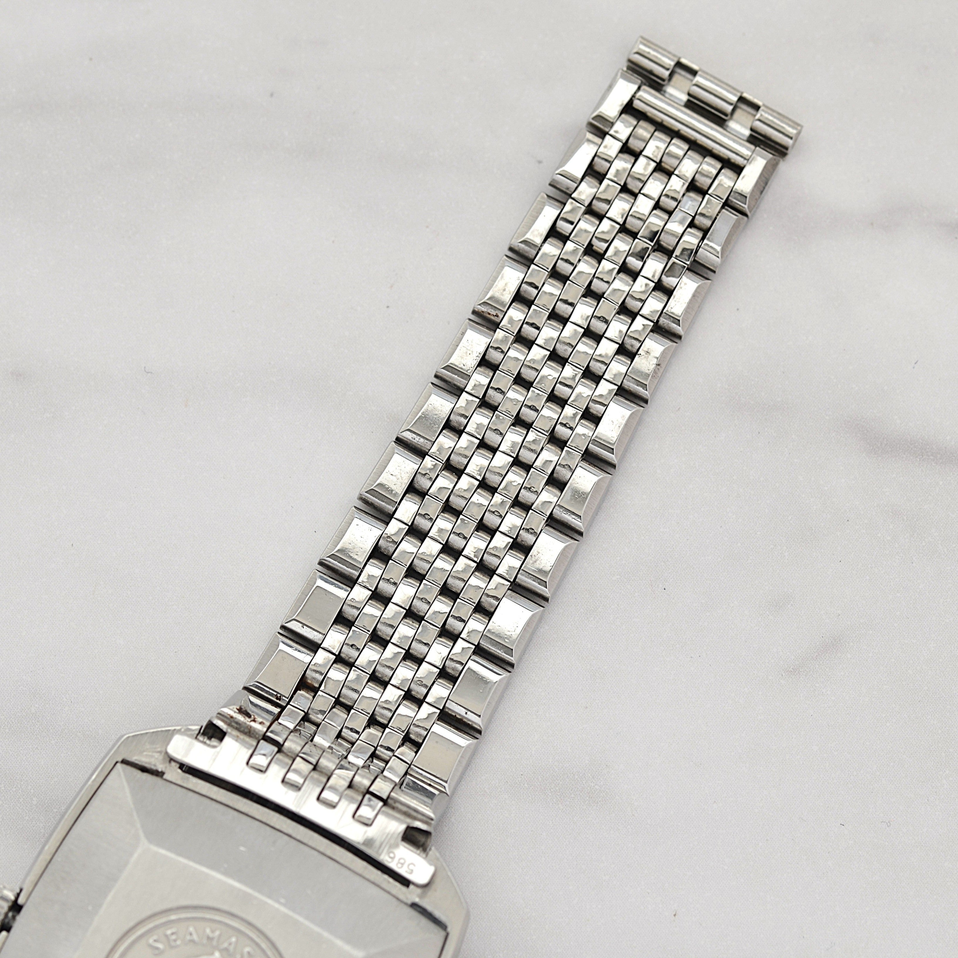 【OMEGA】オメガ シーマスターデイト SS スクエアケース 2トーングレー文字盤 Cal.565